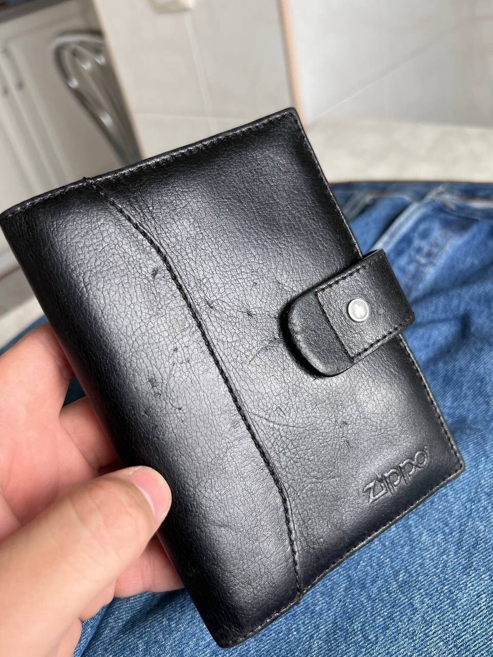 Genuine Leather × Zippo Vintage Zippo lighter brand Leather Wallet Case for lighter Size ONE SIZE - 2 Thumbnail