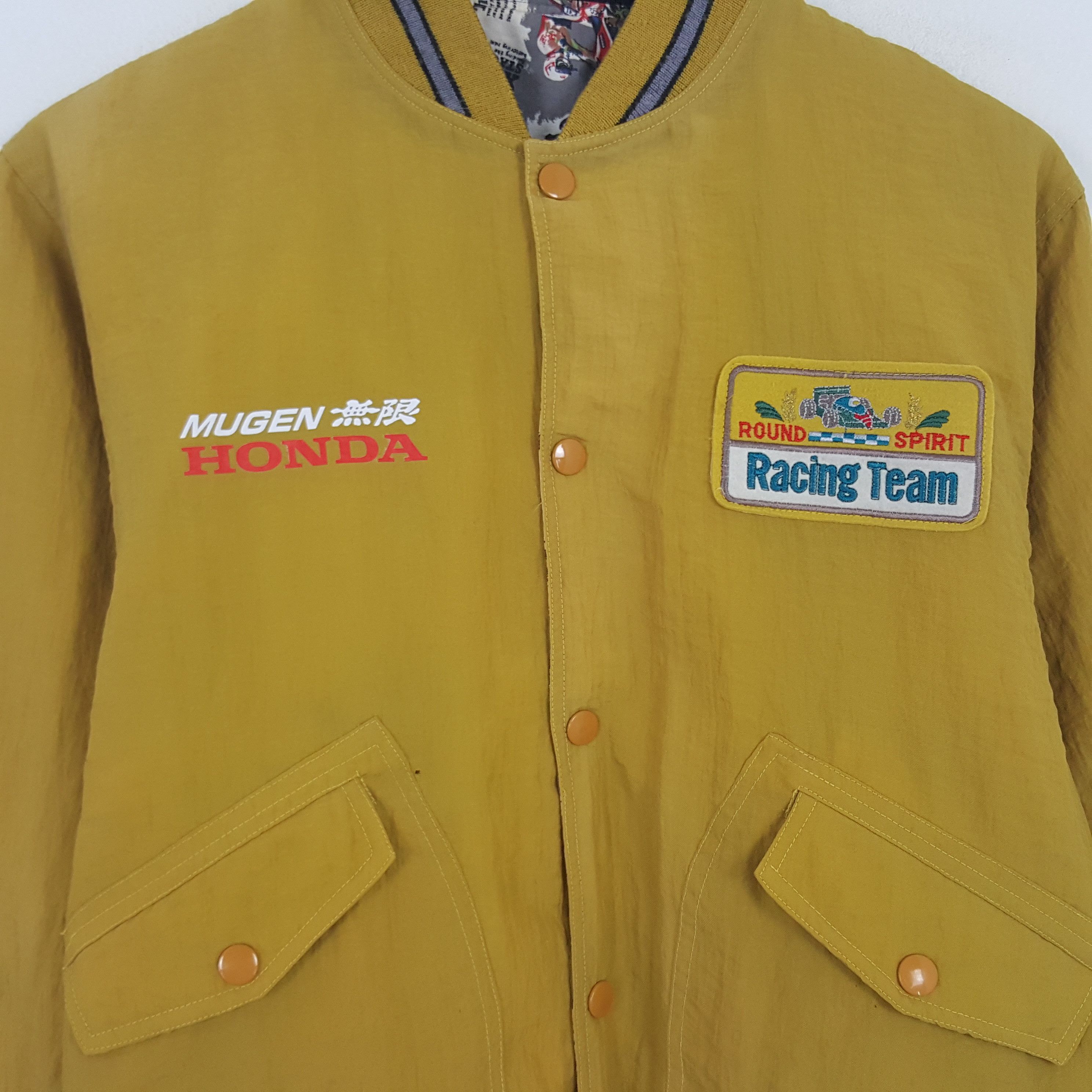 Japanese Brand × Vintage Vintage Mugen Honda Racing Team Custom Logo Varsity Jacket Size US M / EU 48-50 / 2 - 4 Thumbnail