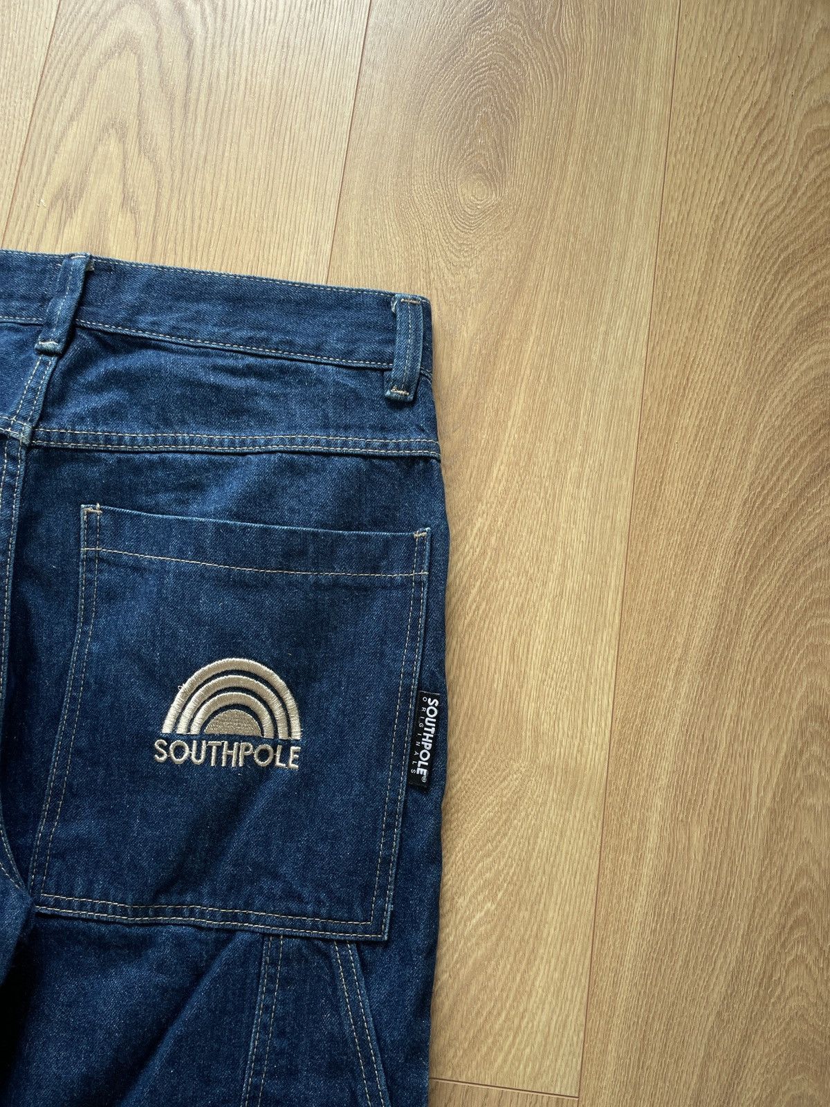Southpole Vintage crazy Y2K southpole baggy denim hip hop jeans pants Size US 31 - 4 Thumbnail