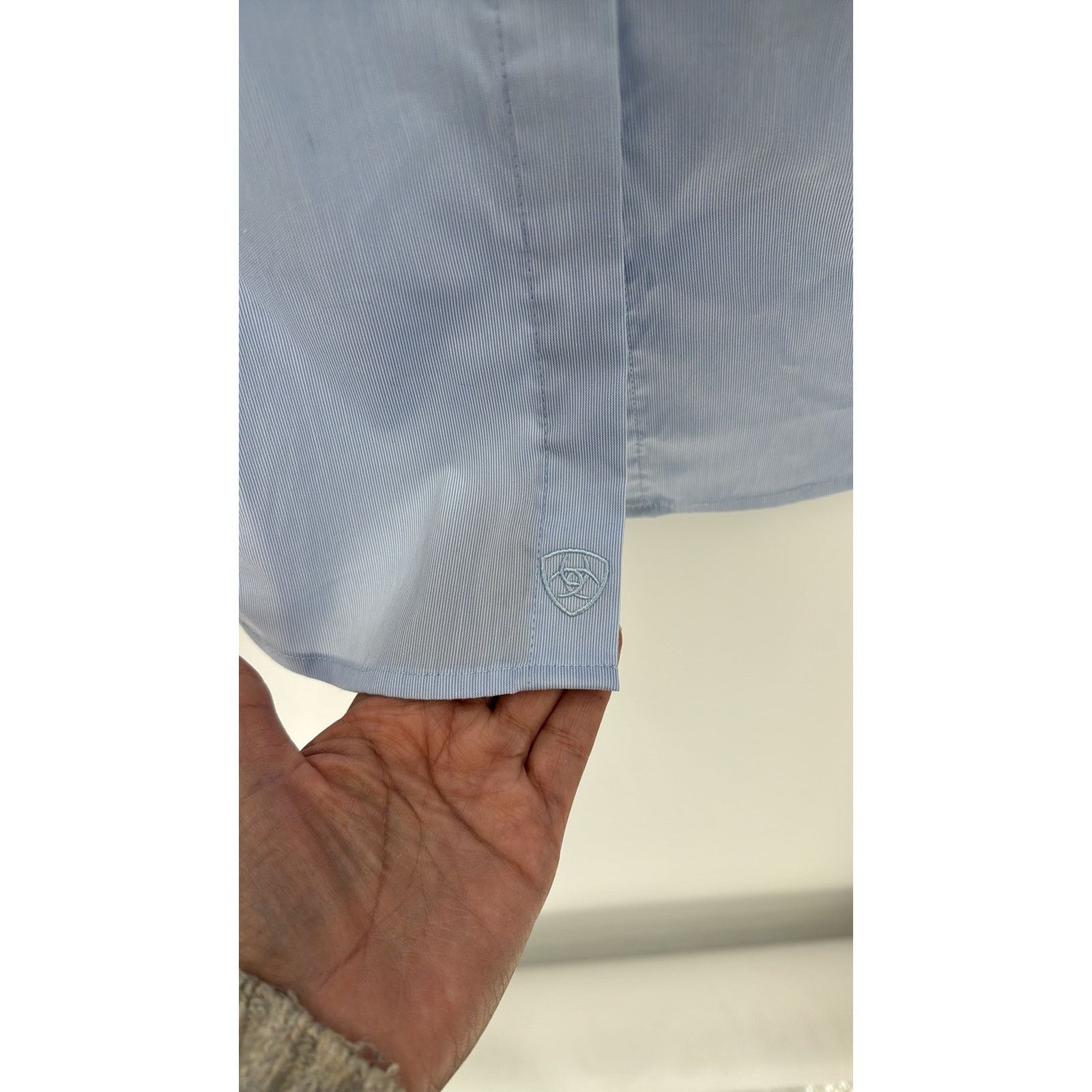 Ariat Ariat Pro Series Blue Equestrian Riding Snap Button Shirt Size M / US 6-8 / IT 42-44 - 5 Thumbnail