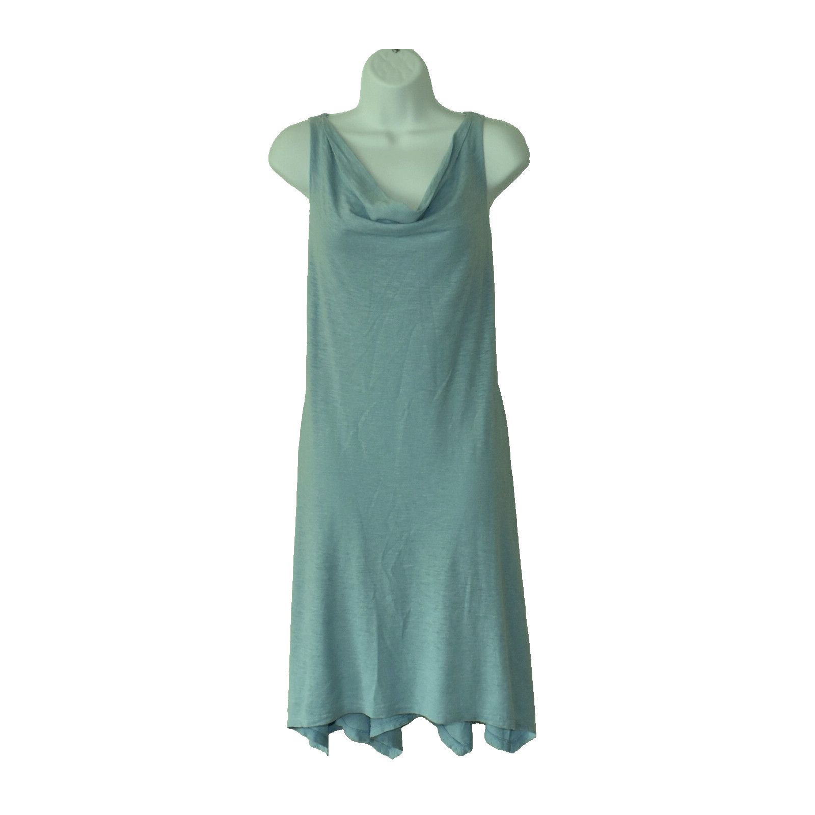 Eileen Fisher EILEEN FISHER Hemp Organic Cotton Cowl Neck Petite Dress PM Size M / US 6-8 / IT 42-44 - 1 Thumbnail