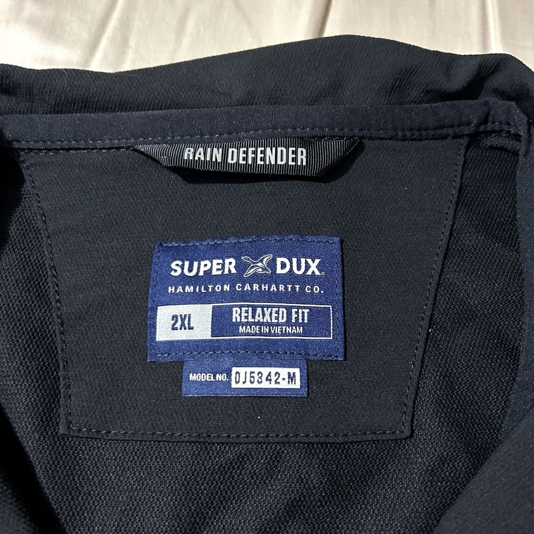 Carhartt Carhartt Jacket Men’s 2XL Black Rain Defender Super Dux Relaxed Fit Size US XXL / EU 58 / 5 - 3 Thumbnail