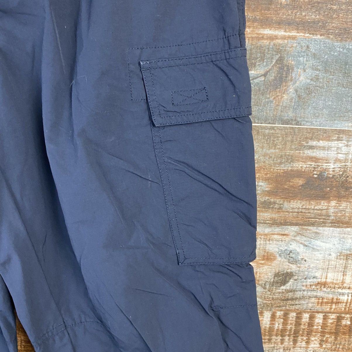 Japanese Brand × Uniqlo DL Uniqlo Dark Blue Cargo Multipocket Pants #C1129 Size US 33 - 9 Thumbnail