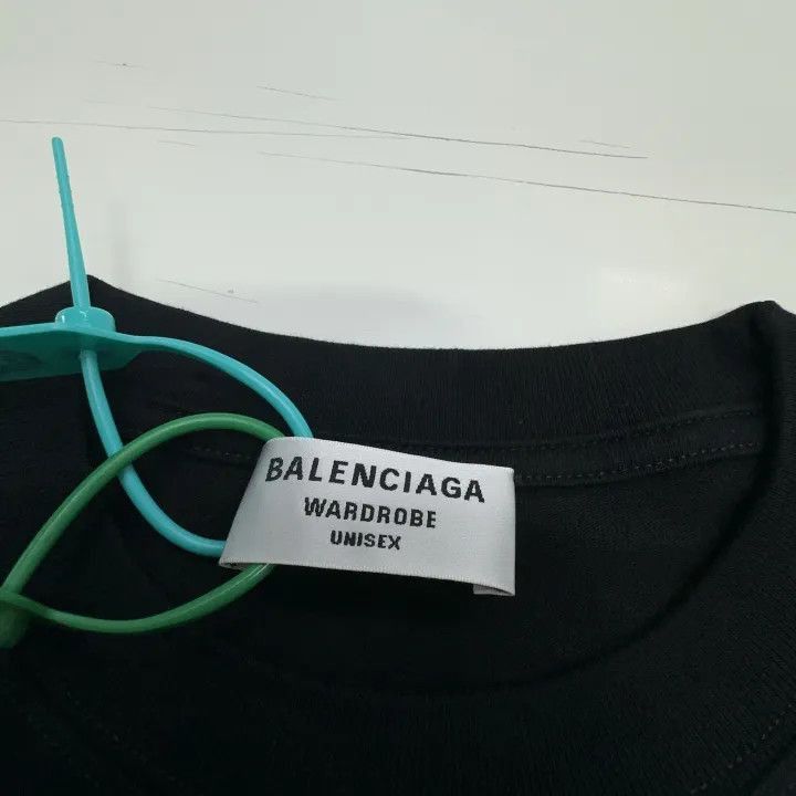 Balenciaga Balenciaga SS22 Logo Embroidered T-Shirt 0079-2507 Size XS / US 0-2 / IT 36-38 - 2 Thumbnail