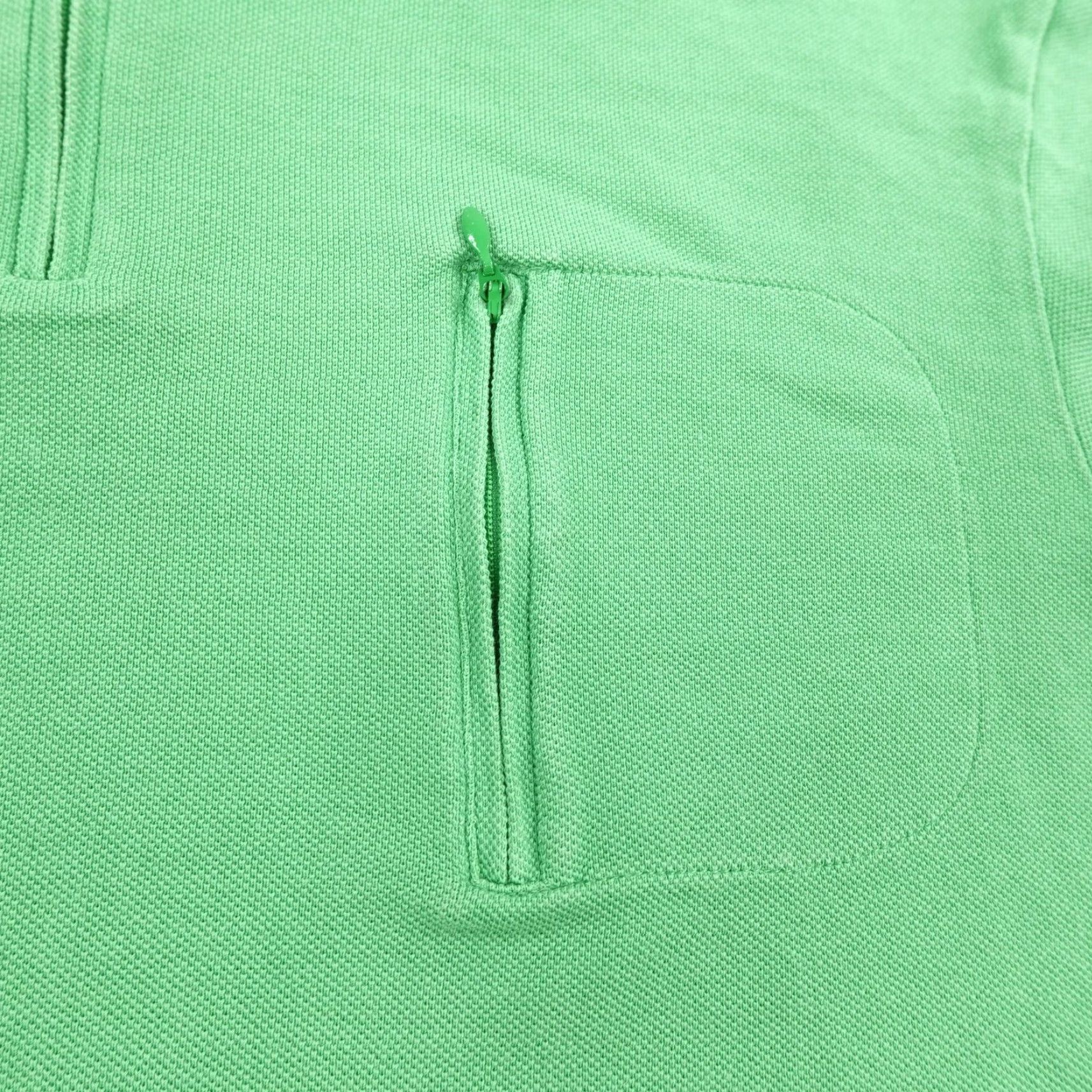 Polo Ralph Lauren VINTAGE Ralph Lauren Polo Shirt Mens Large Green 1/4 Zip Pullover Golf Activewear Size US L / EU 52-54 / 3 - 3 Thumbnail