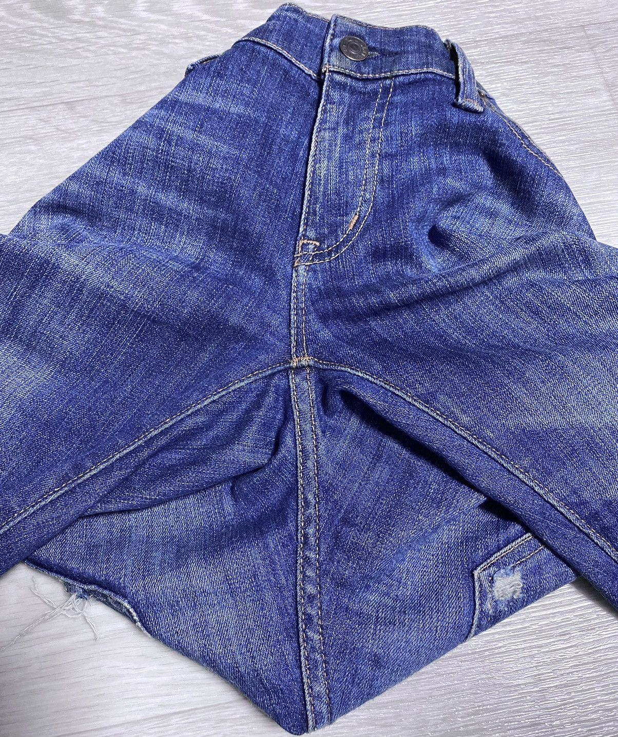 Denim & Supply Ralph Lauren DS RL Ralph Lauren Washed Torn Distressed Skinny Jeans Denim Size 27" / US 4 / IT 40 - 25 Thumbnail