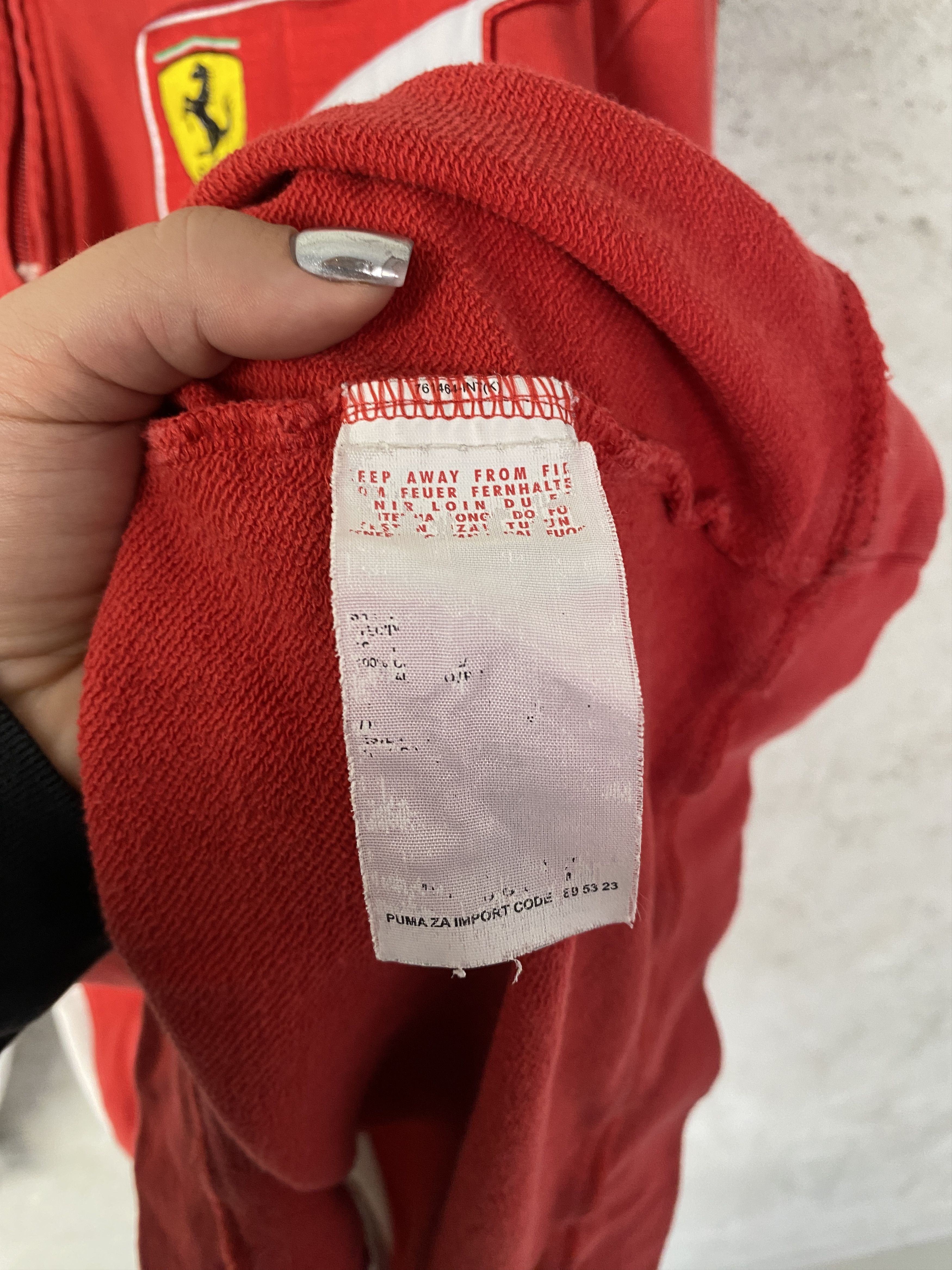 Puma Sweatshirt Puma ferrari scuderia racing motor vintage y2k Size US XXL / EU 58 / 5 - 7 Thumbnail