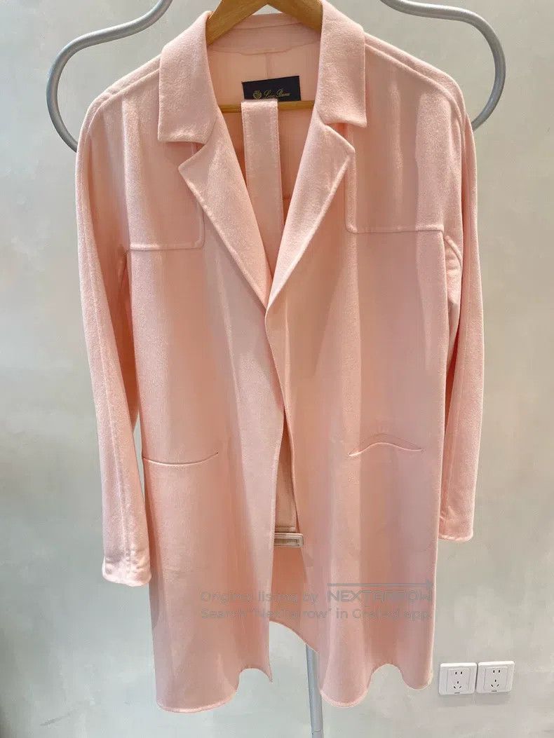 Loro Piana Loro Piana Pink Lightweight Overcoat Size XS / US 0-2 / IT 36-38 - 1 Thumbnail