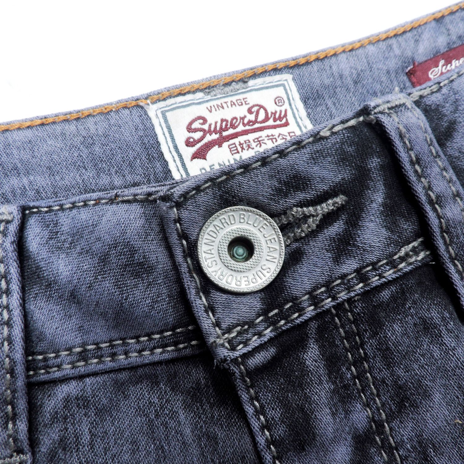 Superdry VINTAGE SUPERDRY SUPER SKINNY DENIM LONG PANTS Size US 28 / EU 44 - 8 Thumbnail