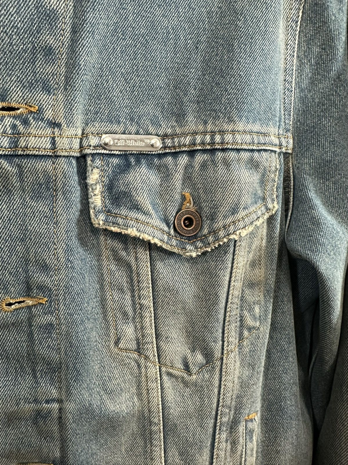 Off-White Off-White Denim Jacket Size US M / EU 48-50 / 2 - 5 Thumbnail