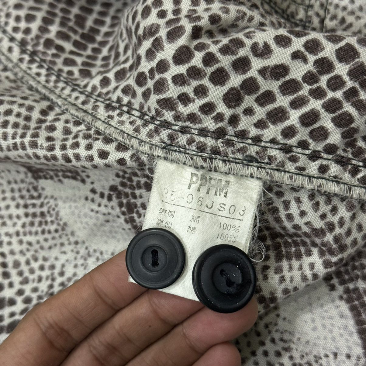PPFM Vintage PPFM Snake Lining Buttons Worker Chore Jacket Size US M / EU 48-50 / 2 - 20 Thumbnail