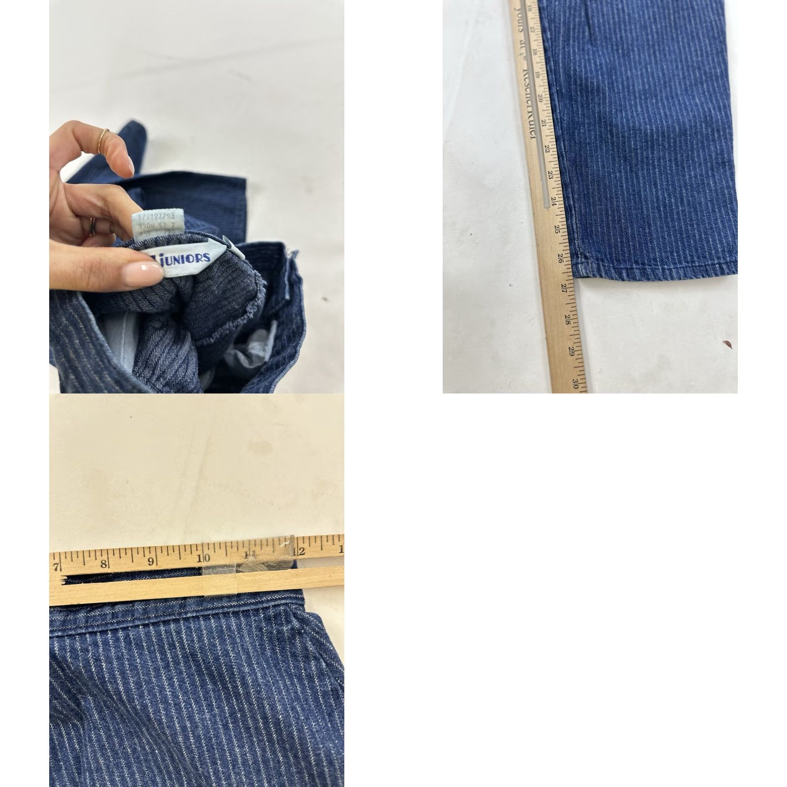 Levi's VINTAGE Levi's Jeans Womens 24 Blue Pleated Denim 70s USA Size 42" / US 20 - 8 Thumbnail