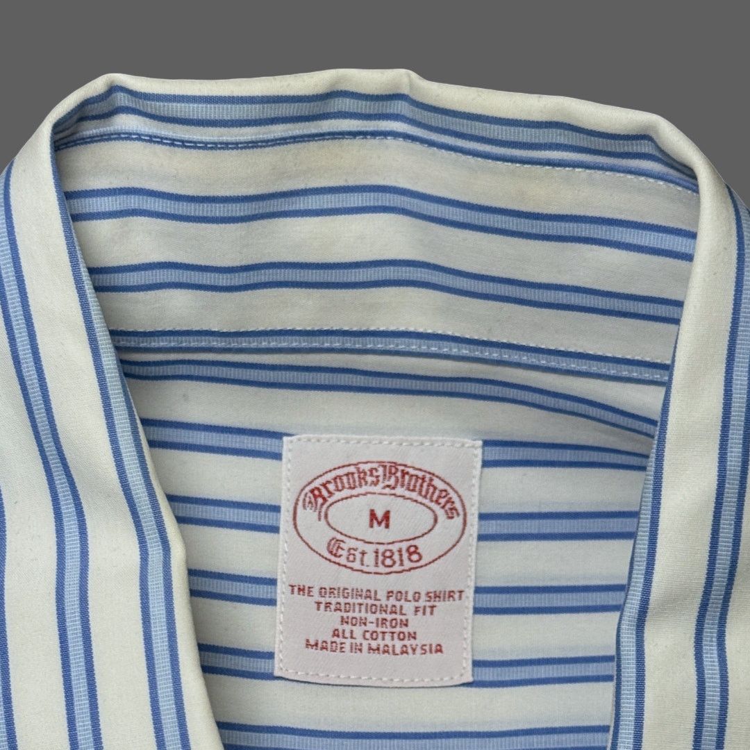 Brooks Brothers Brooks Brothers Original Polo Non-Iron Stripe Shirt M Size US M / EU 48-50 / 2 - 5 Thumbnail