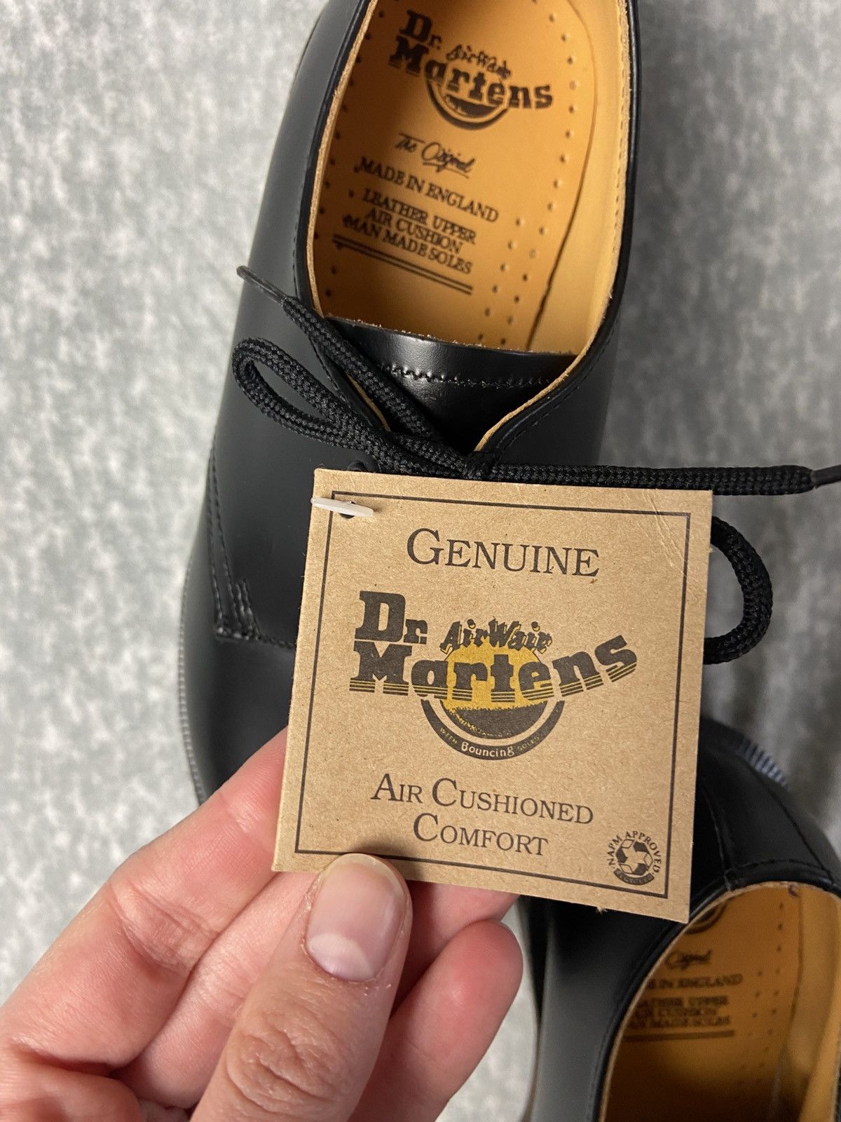 Dr. Martens Dr. Martens 1461 PW Black Smooth Leather Oxford Shoes Size US 6.5 / IT 36.5 - 10 Thumbnail