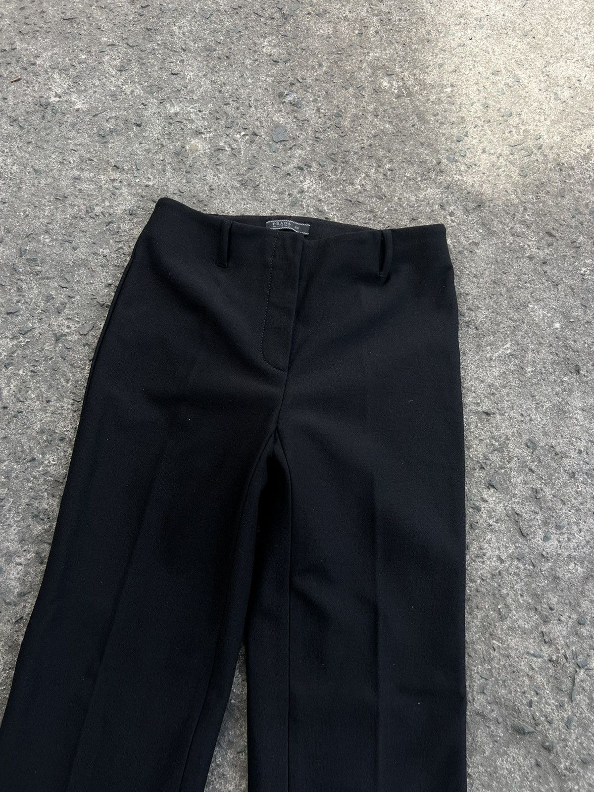 Prada Prada 1999 - Techno Stretch Minimalist - Trousers - Size 27" / US 4 / IT 40 - 3 Thumbnail