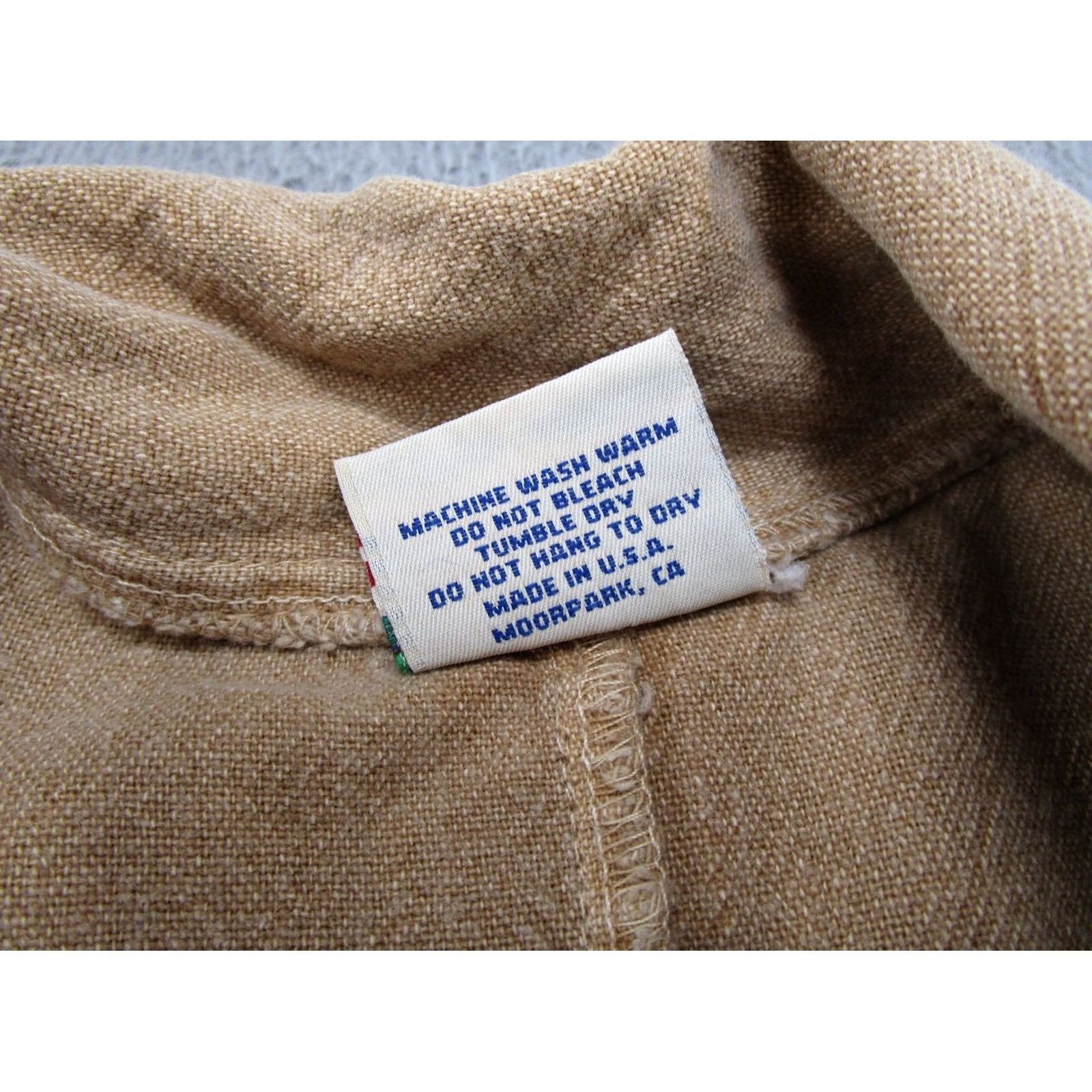 Vintage Vintage USA Cotton Duster Button Front Canvas Jacket Dress Size M Western Size M / US 6-8 / IT 42-44 - 5 Thumbnail