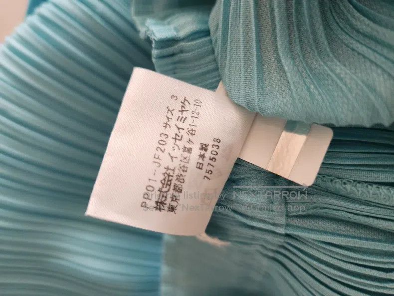 Issey Miyake Issey Miyake size:3 Blue Pants Size 22" - 2 Thumbnail
