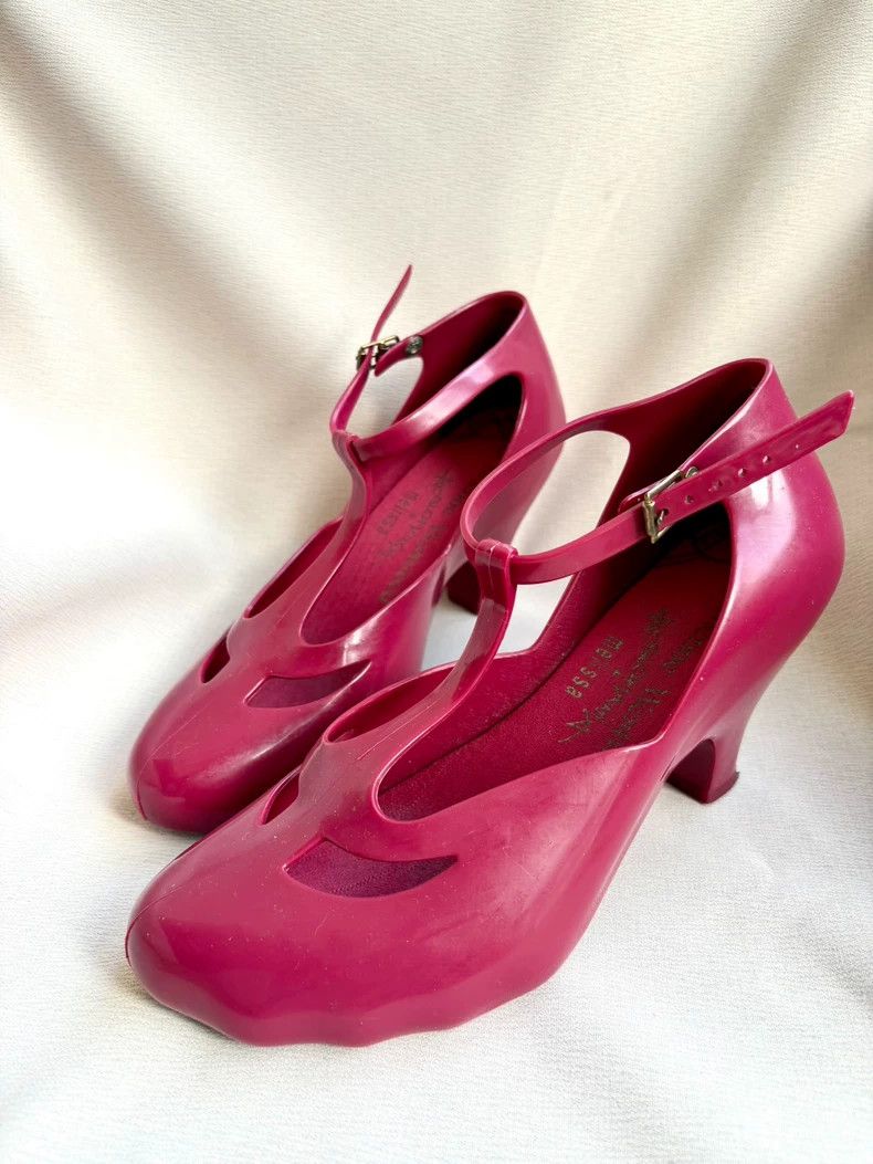 Vivienne Westwood Vivienne Westwood Melissa Red Cat Claw Shoes - dmc Size US 7.5 / EU 40-41 - 1 Thumbnail