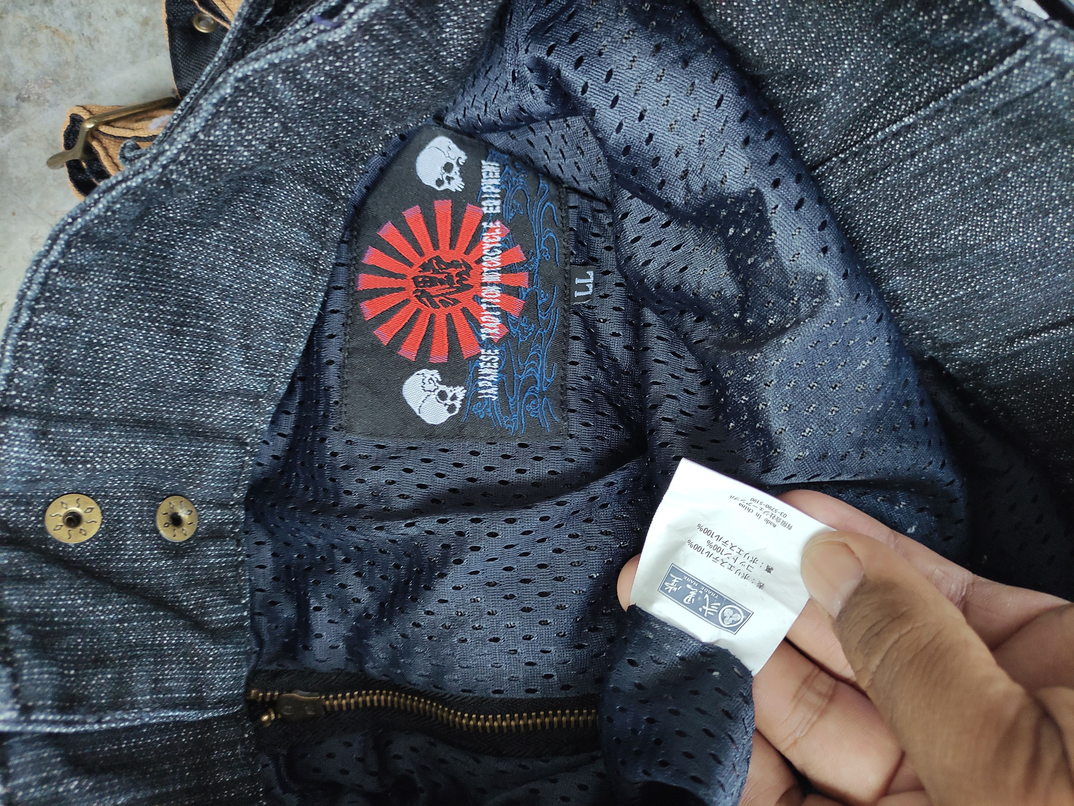 Japanese Brand JAPANESE TRADITION MOTORCYCLE RIDING DENIM PANTS RARE DESIGN Size US 33 - 22 Thumbnail