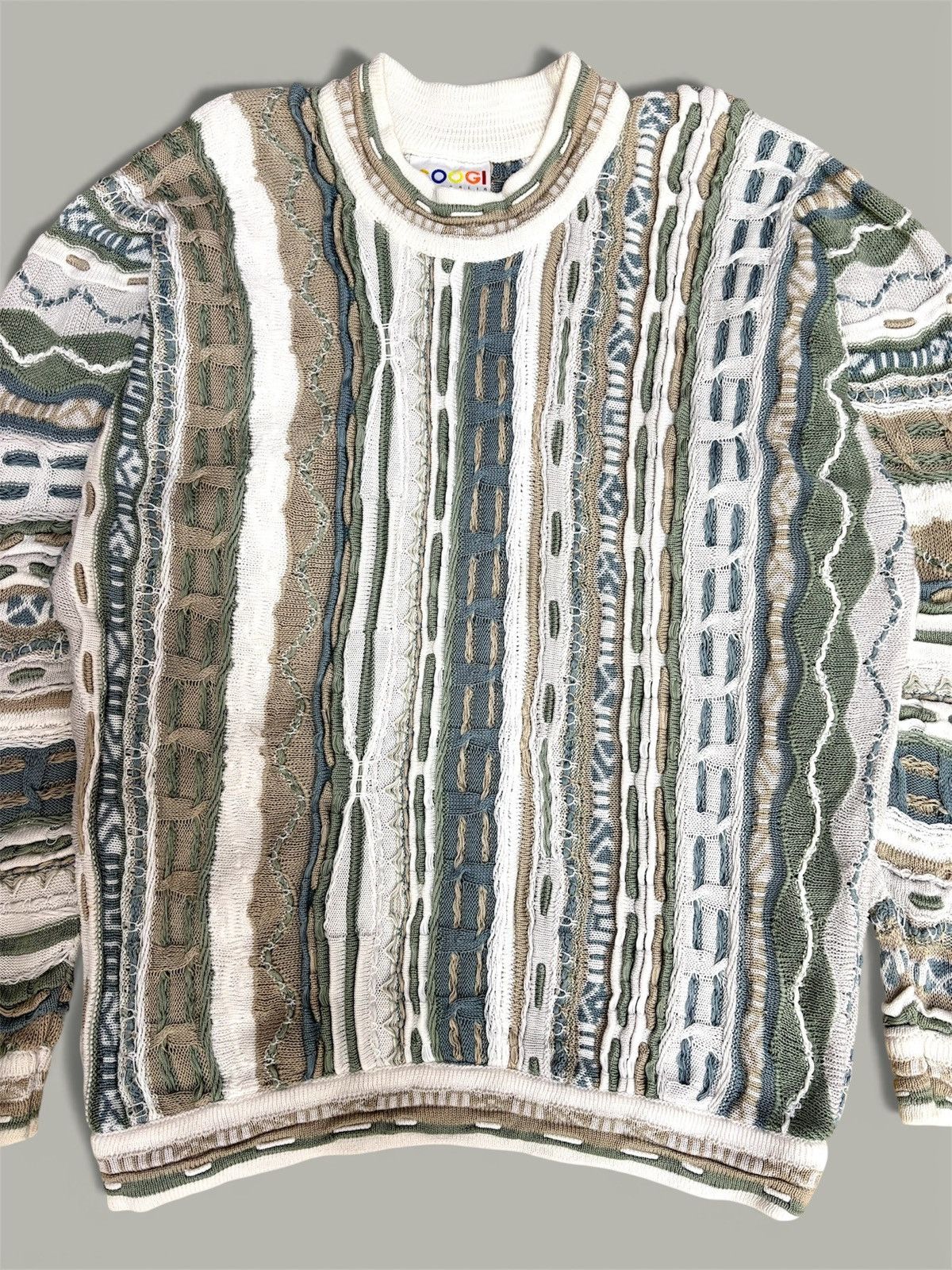 Coogi Vintage COOGI Knitwear 3D Style Sweater Multicolour SS Size Size US S / EU 44-46 / 1 - 2 Thumbnail