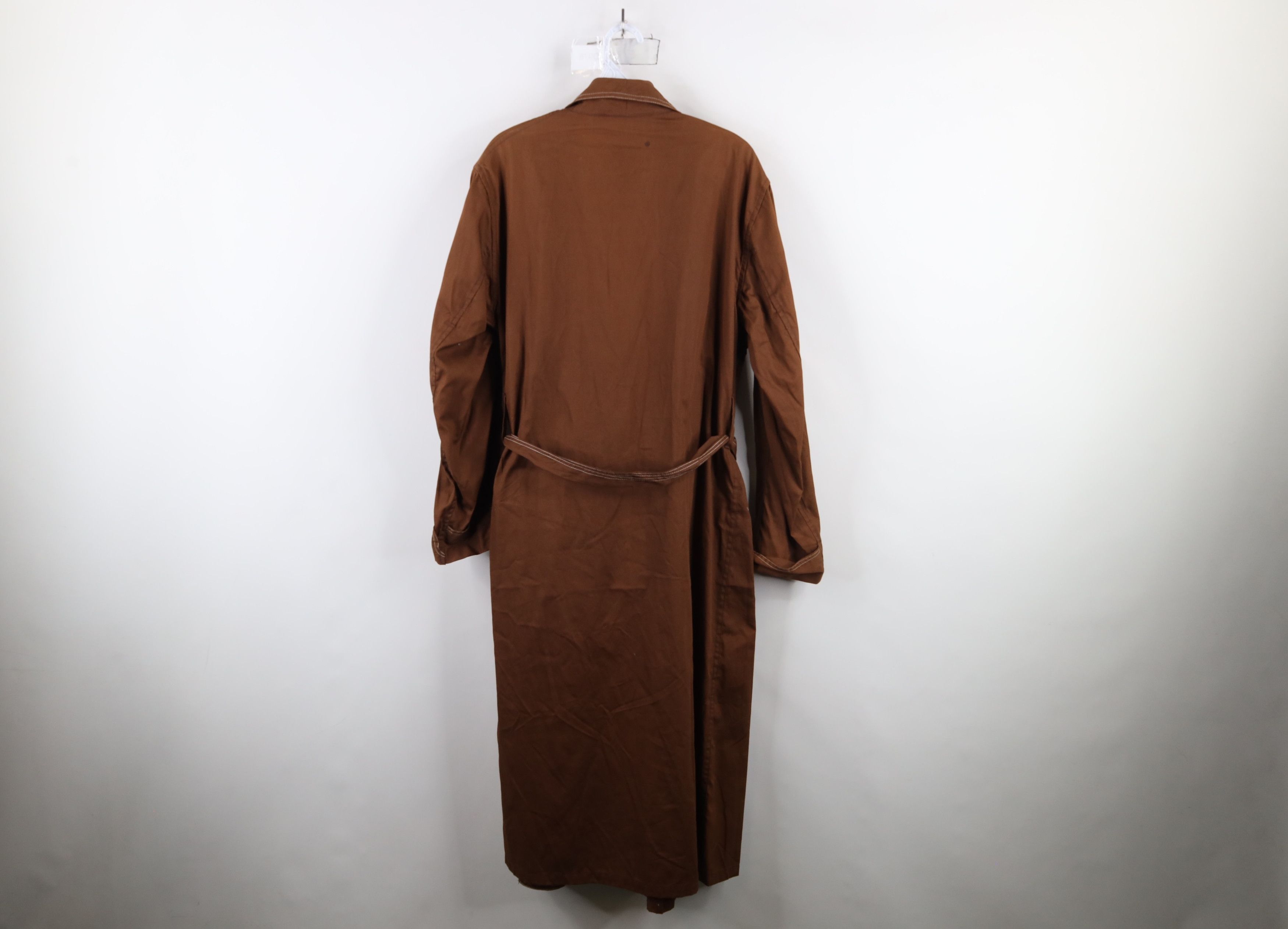 Vintage Deadstock Vintage 50s 60s Rockabilly Belted Bath Robe Size US L / EU 52-54 / 3 - 12 Thumbnail