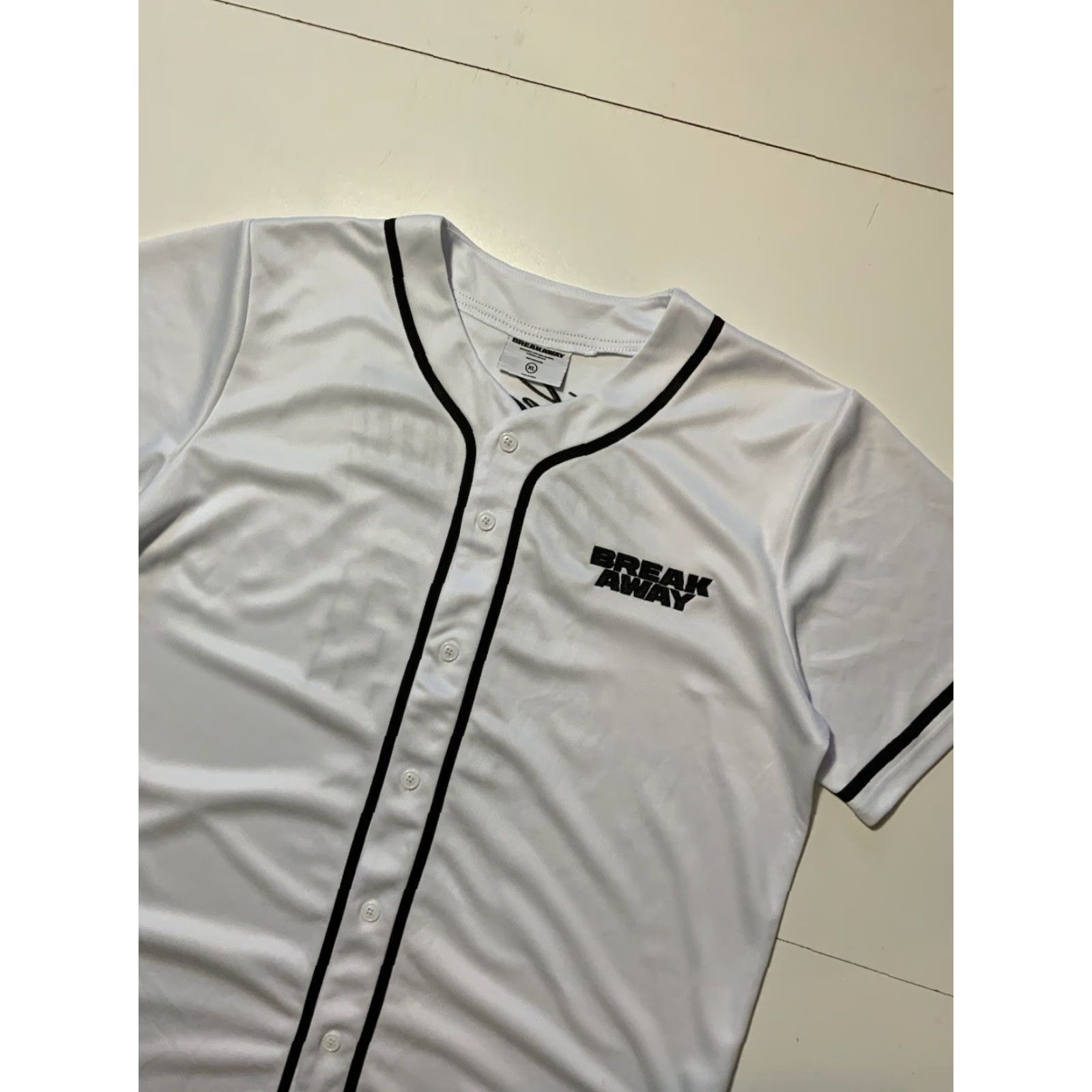 Vintage Breakaway Festival EDM Electronic Leave It All Behind 2023 Baseball Jersey White XL Mens Jersey Size US XL / EU 56 / 4 - 3 Thumbnail