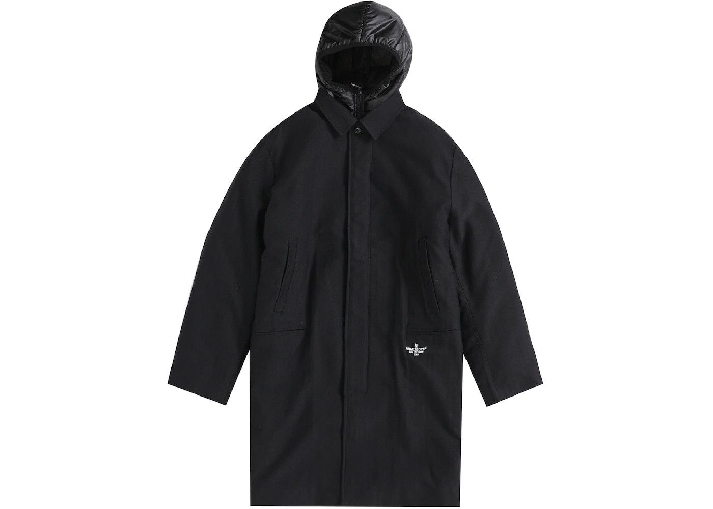 image of Supreme x Undercover Trench Puffer Jacket in Black, Men's (Size 2XL)