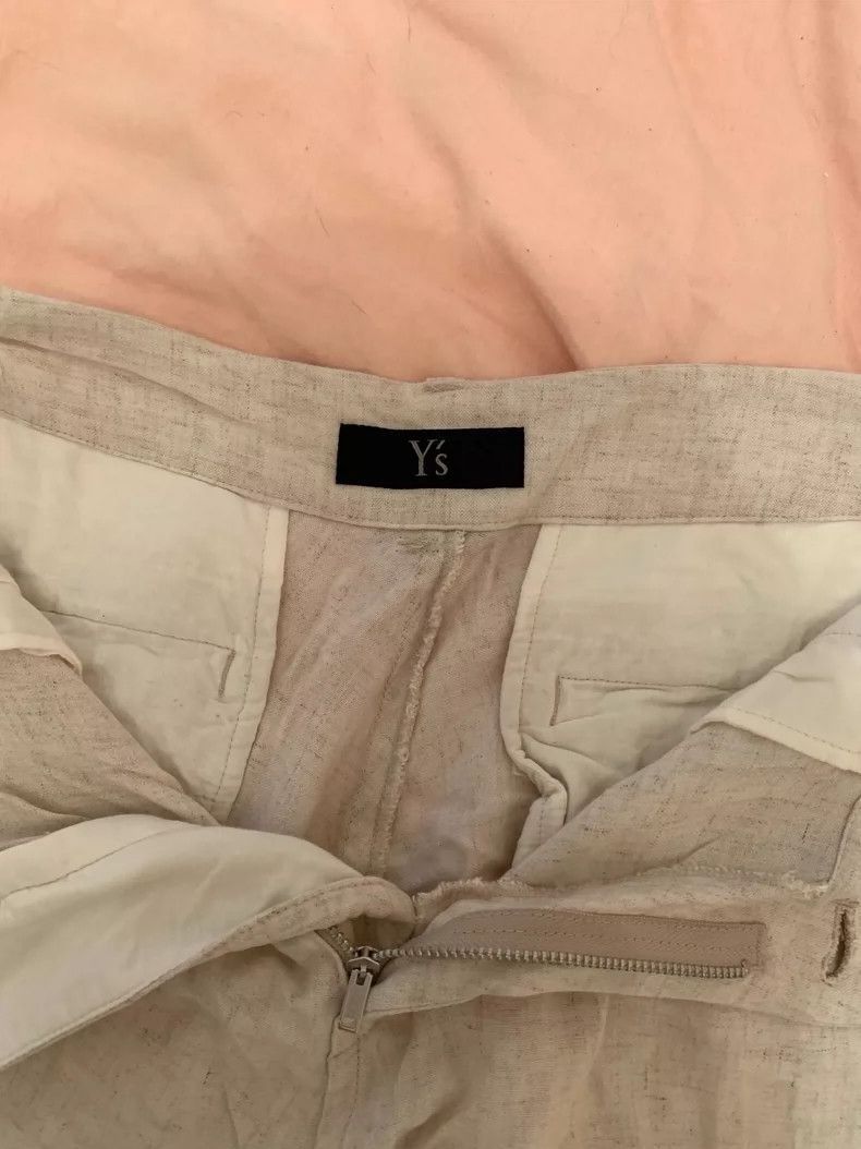 Yohji Yamamoto Yohji Yamamoto Oatmeal Cotton Linen Pants Size 2 Size US 26 / EU 42 - 4 Thumbnail