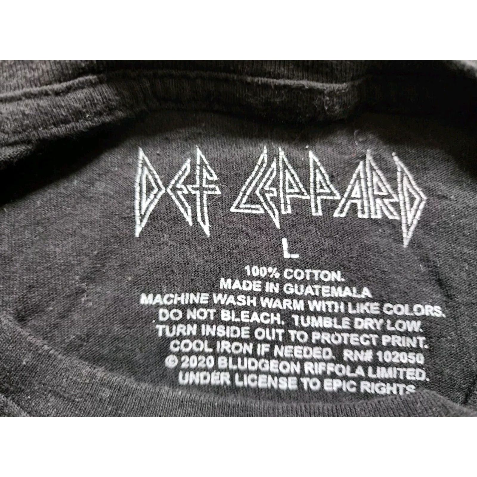 Vintage Def Leppard Band Tee Womens Black L Rock Music T Shirt Size L / US 10 / IT 46 - 4 Thumbnail
