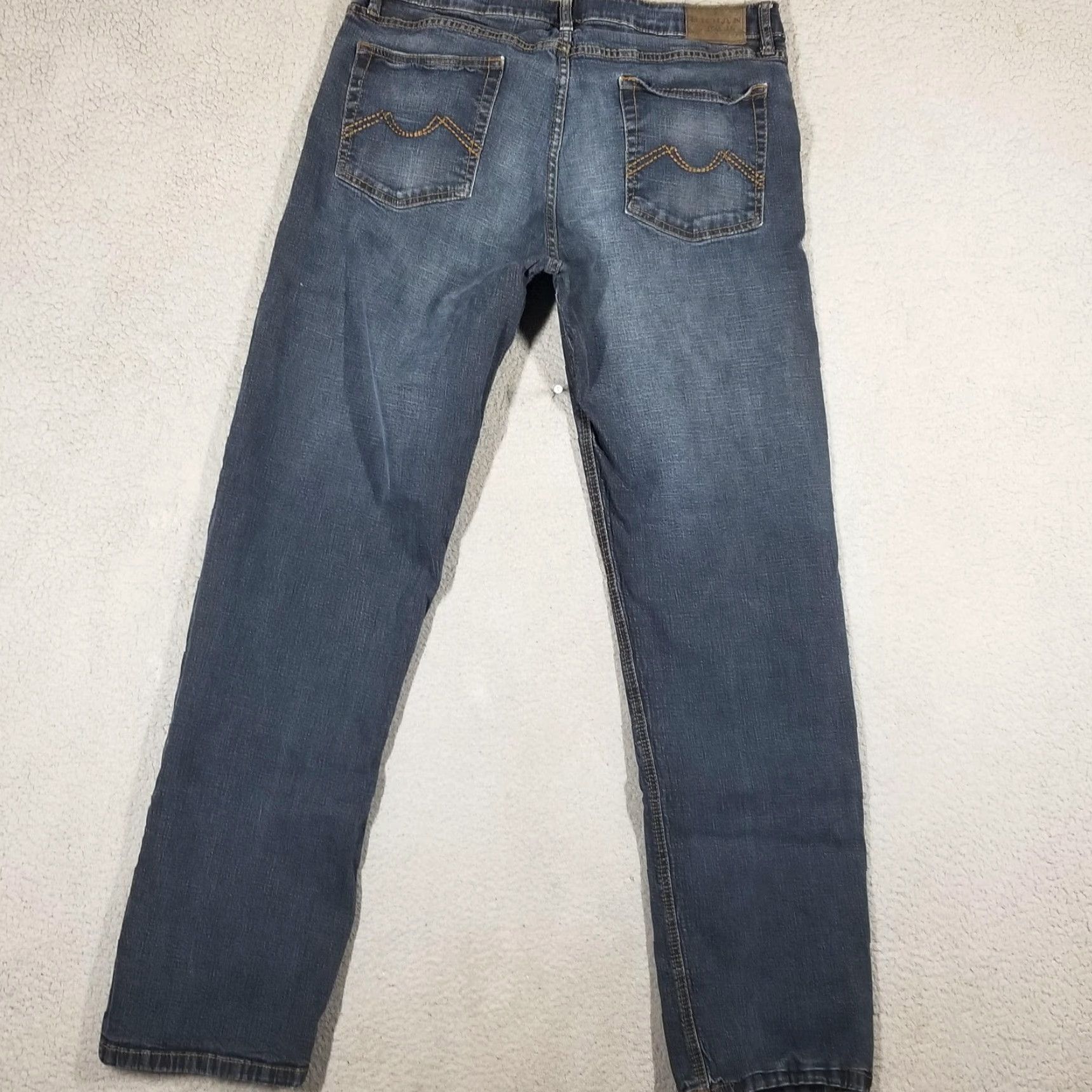 Vintage Urbanstar Jeans Mens 36x34 Blue Denim Straight Leg Stretch 5 Pocket 610594 Size US 36 / EU 52 - 2 Thumbnail