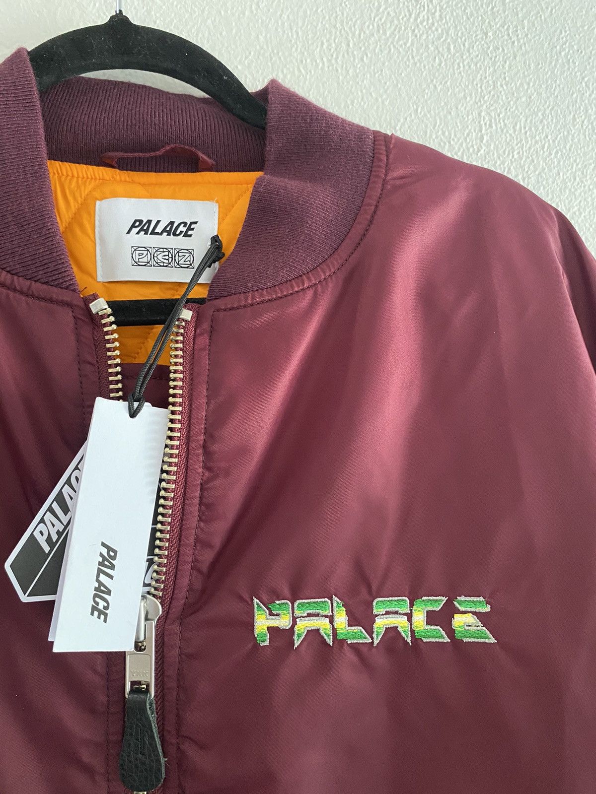 Palace x PEZ “Pezman” MA-1 Bomber – FW21 - Burgundy