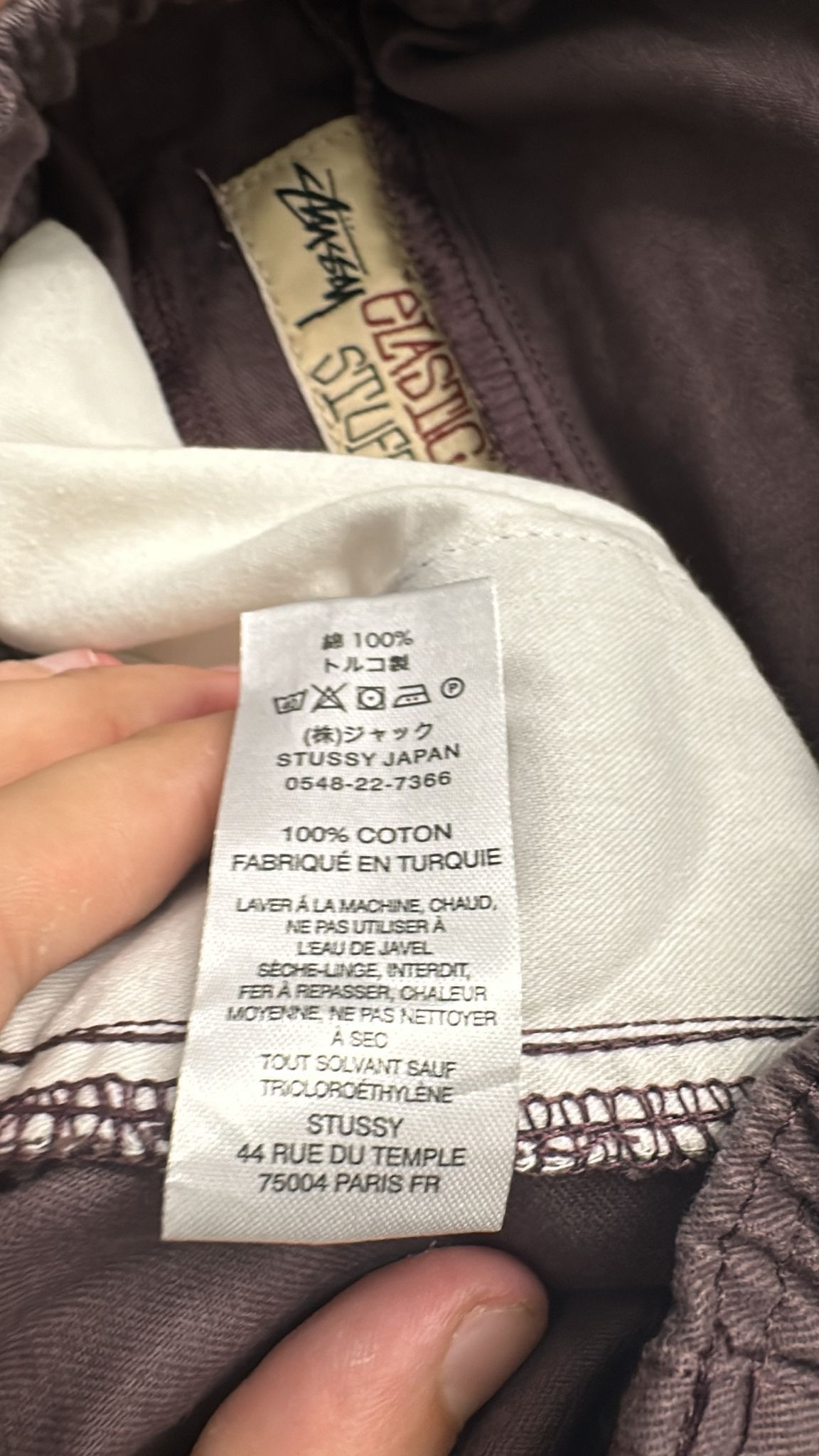Stussy Stussy Brushed Beach Pant Wine Size Small Size US 30 / EU 46 - 8 Thumbnail