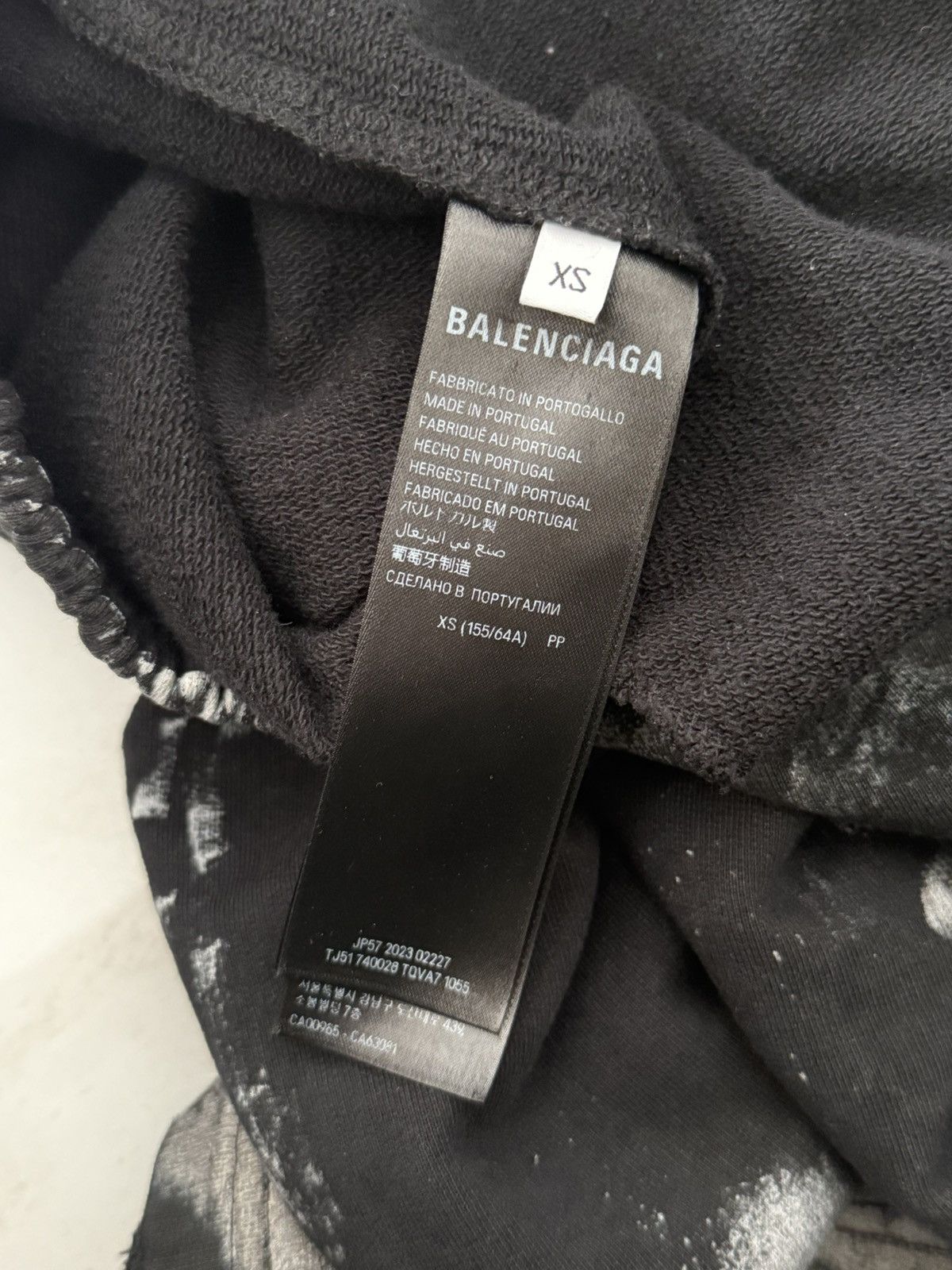 Balenciaga Balenciaga SS24 Black Graffiti Sweatpants Sz.XS Size US 30 / EU 46 - 7 Thumbnail
