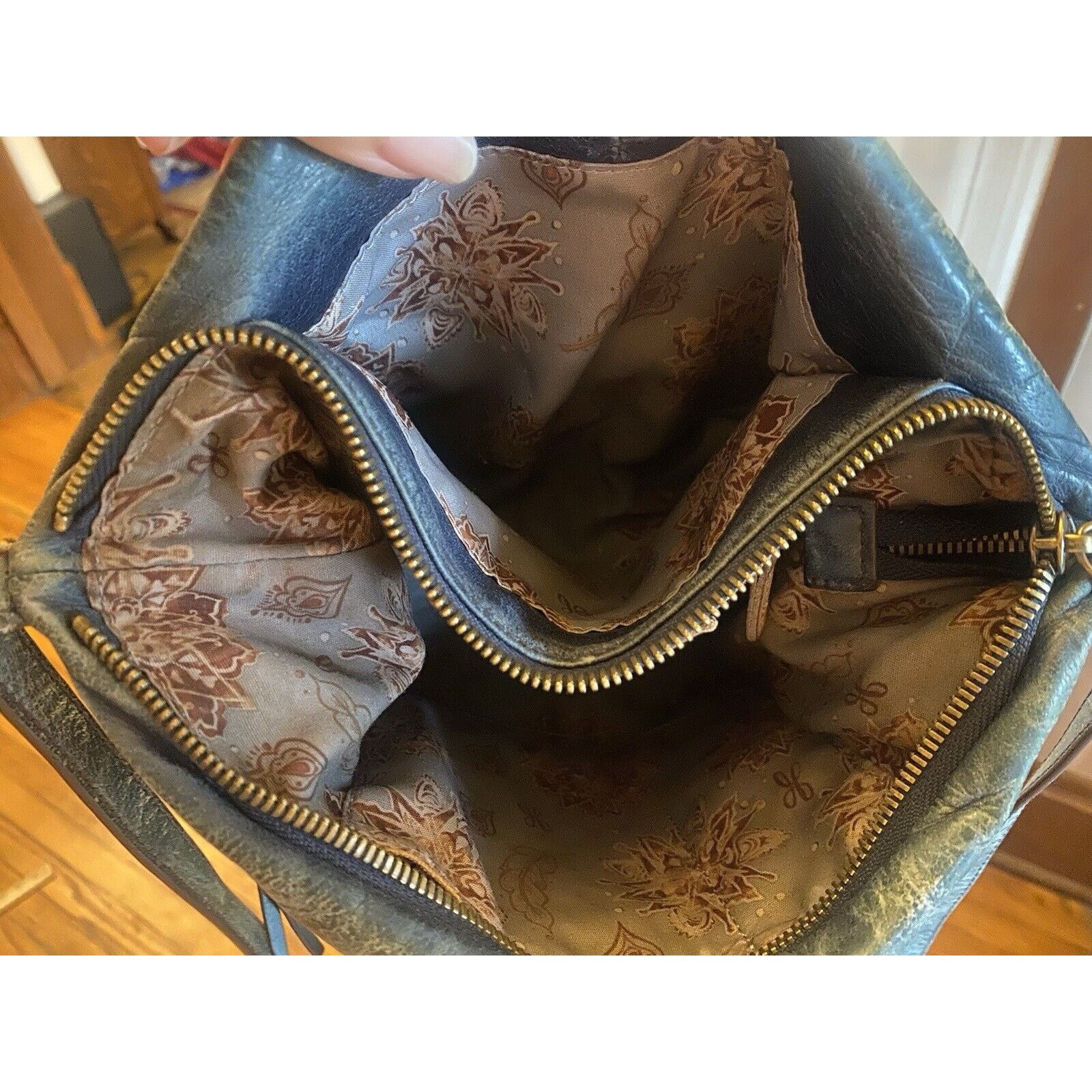 Hobo Hobo Leather Shoulder Purse Women’s Blue Adjustable Size ONE SIZE - 2 Thumbnail