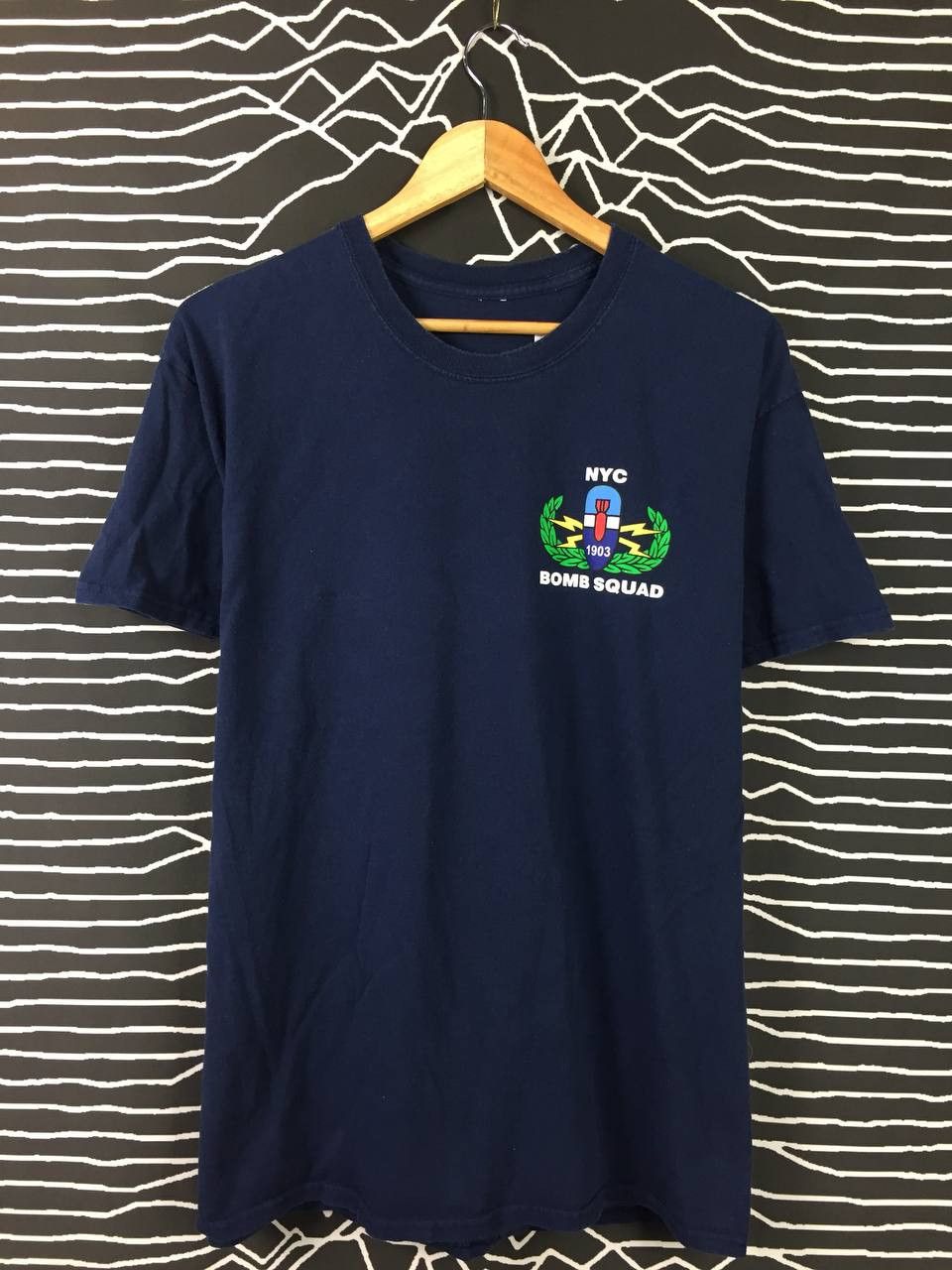 Vintage Vtg NYPD Bomb Squad Lady Liberty Graphic Tactical Tee Size US L / EU 52-54 / 3 - 4 Thumbnail