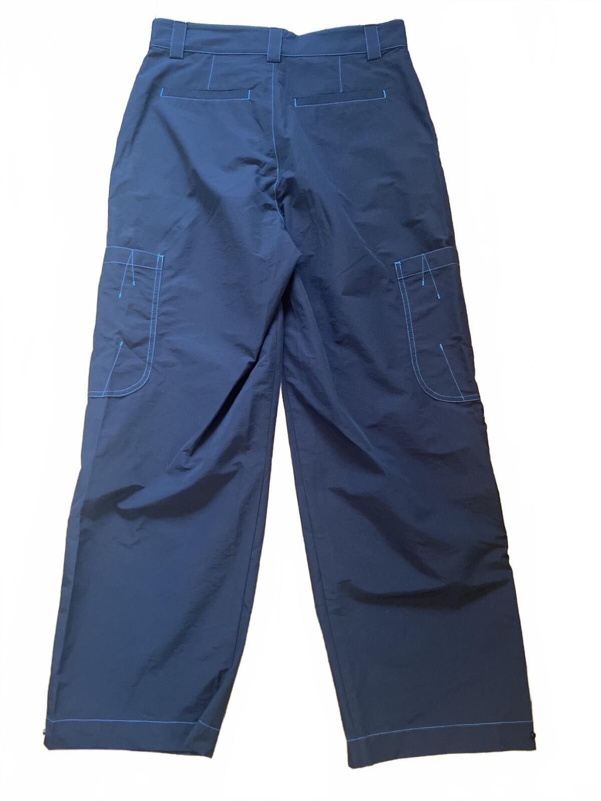 Zara Zara Men's Navy Blue Cargo Pants Size Medium Contrast Stitch Size US 32 / EU 48 - 2 Thumbnail