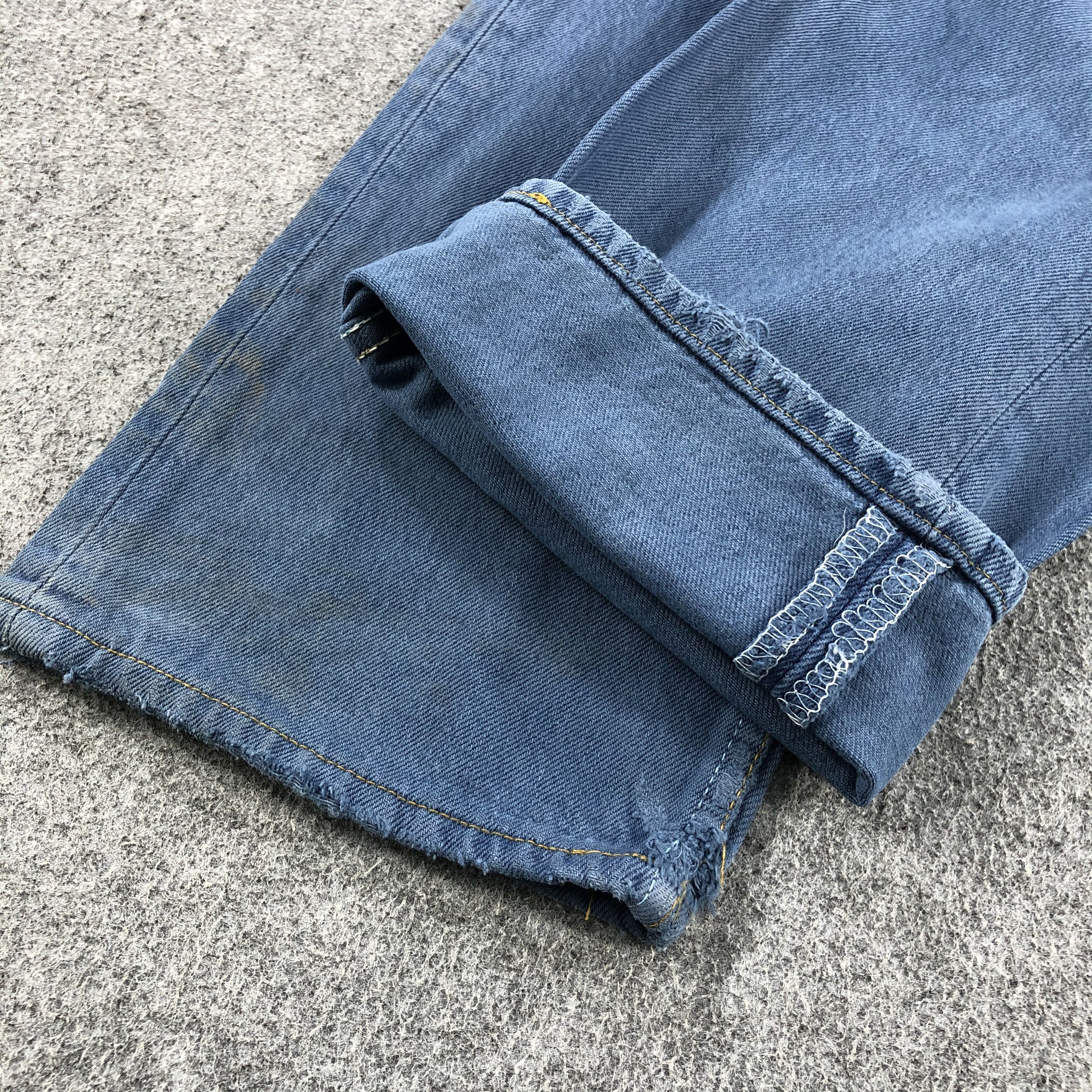 Levi's 90s Vintage Blue Wash Levis 501 Jeans-J1482 Size US 32 / EU 48 - 7 Thumbnail