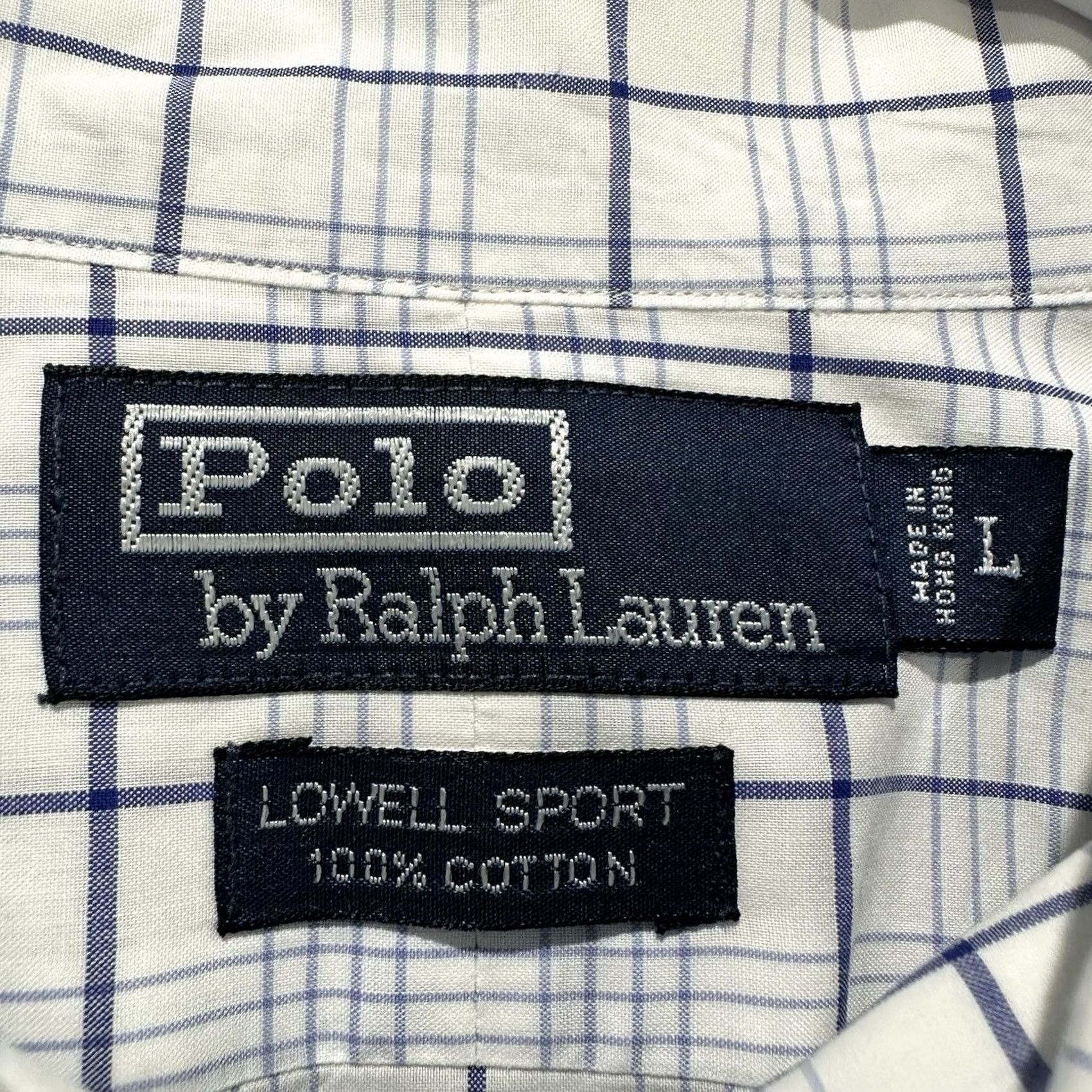 Polo Ralph Lauren VINTAGE Polo Ralph Lauren Shirt Mens L White Plaid Button-Up Size US L / EU 52-54 / 3 - 4 Thumbnail