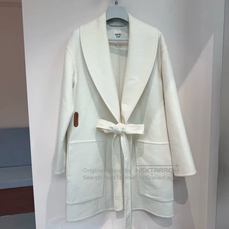 Hermes Hermes Autumn and winter 23 cashmere bathrobe style Size XXS / US 00 / IT 34 - 1 Thumbnail
