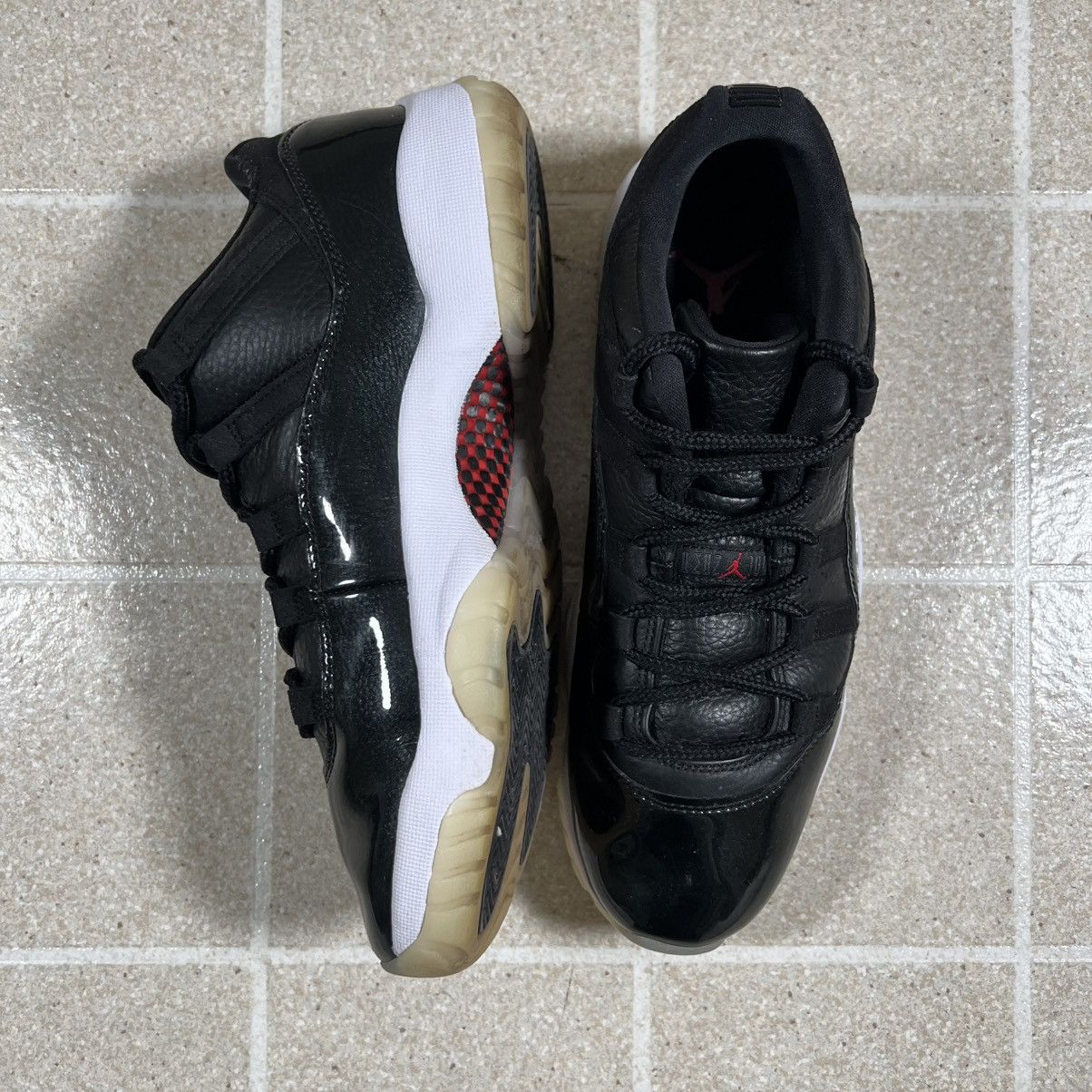 Jordan Brand Air Jordan 11 Retro Low 72-10 Mens Size 10.5 Black Size US 10.5 / EU 43-44 - 3 Thumbnail