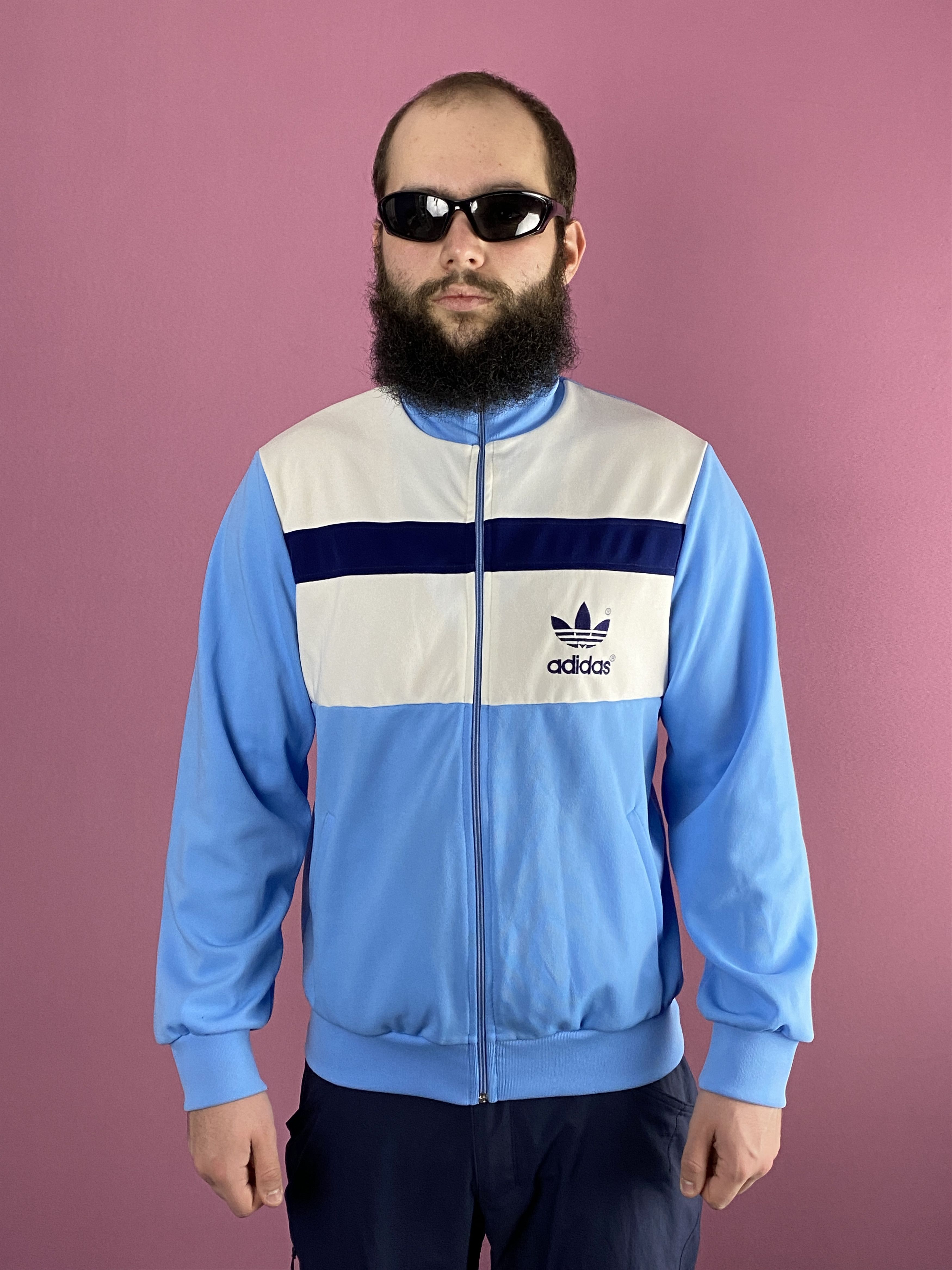 Adidas × Vintage 70s Adidas Vintage Men's Track Jacket - L Size US L / EU 52-54 / 3 - 3 Thumbnail