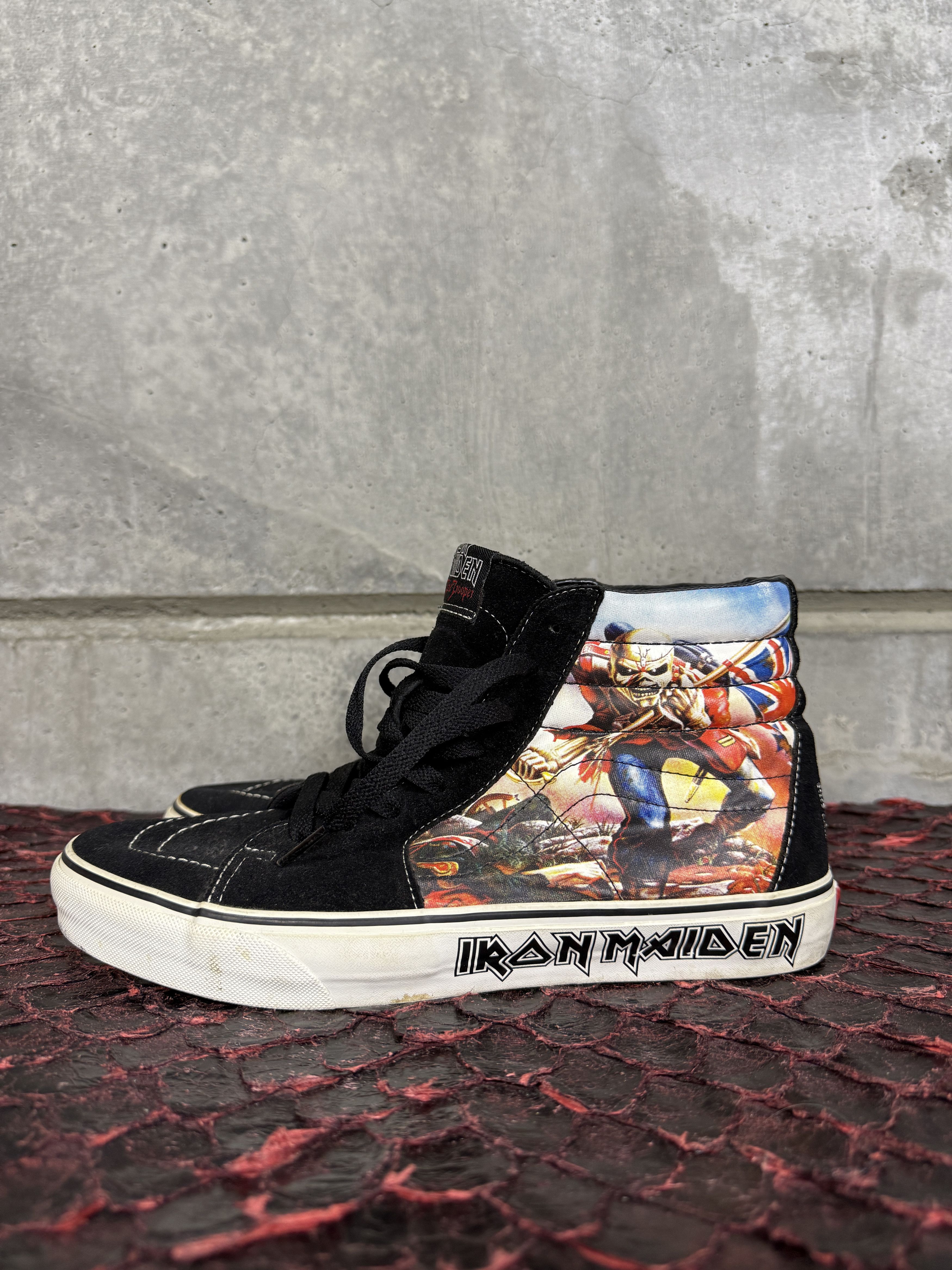 Iron Maiden Iron Maiden x Vans SAMPLE SK8-HI LX 'The Trooper' Size US 9.5 / EU 42-43 - 2 Thumbnail