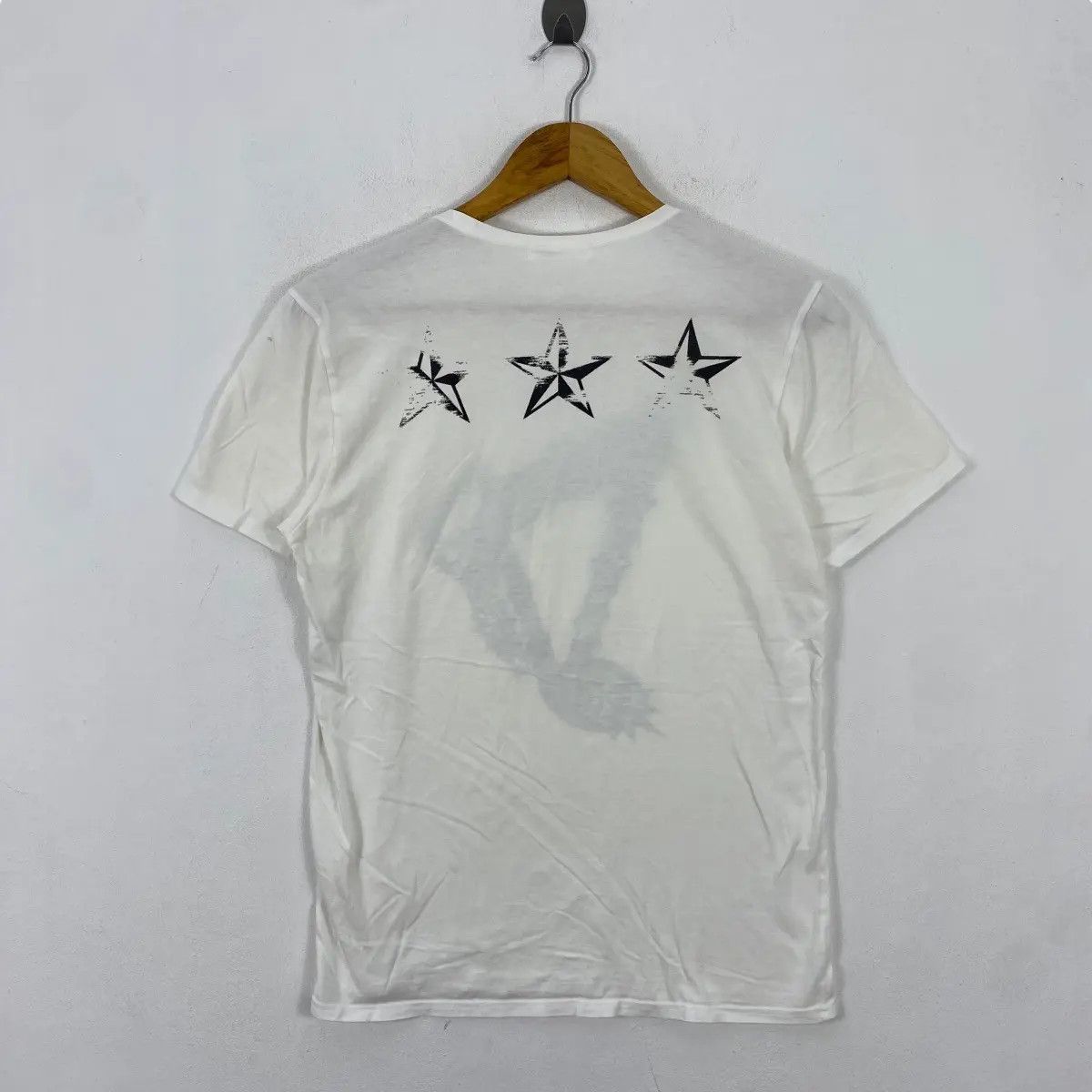 Boycott BOYCOTT JAPAN Spiky Stars Melody Note Graphic Tee Shirt Size S / US 4 / IT 40 - 4 Thumbnail