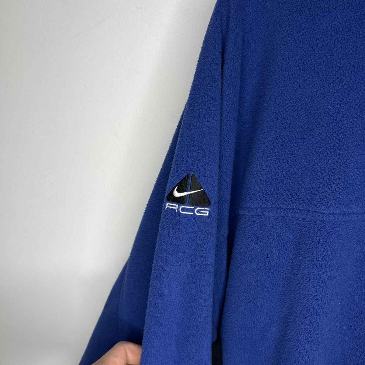 Nike × Nike ACG × Vintage Vintage Nike ACG Fleece Sherpa Zip-Up Sweatshirt Jacket RARE Size US XL / EU 56 / 4 - 7 Thumbnail