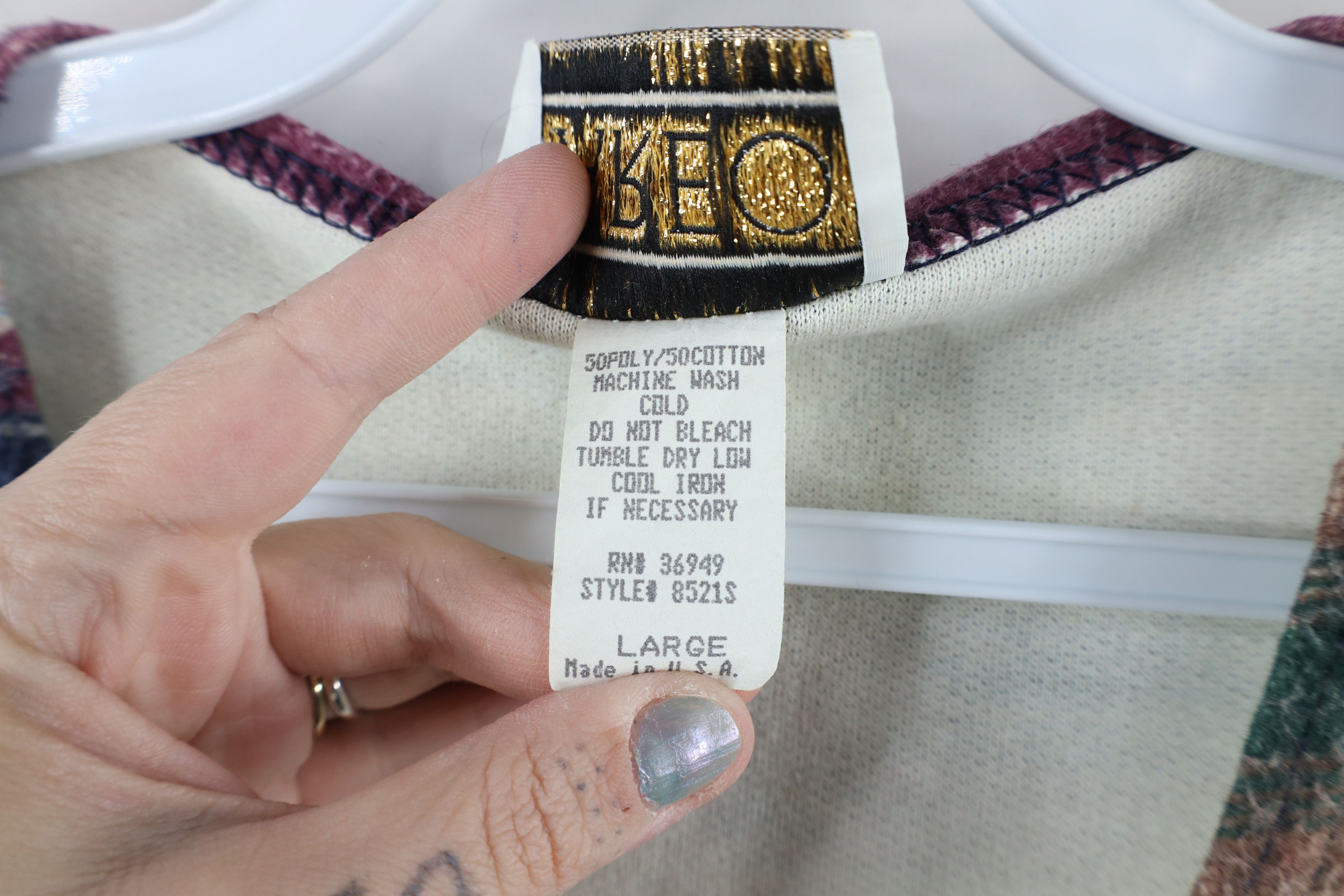 Vintage Vintage 90s Streetwear Fringed Blanket Vest Jacket USA Size L / US 10 / IT 46 - 7 Thumbnail