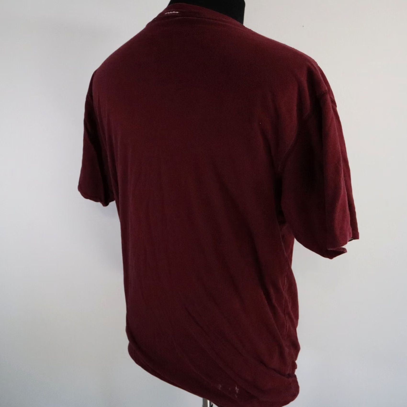 Tommy Hilfiger Tommy Hilfiger T-Shirt Mens S Reversible Casual Tee Maroon Gray Short Sleeve Size US S / EU 44-46 / 1 - 4 Thumbnail