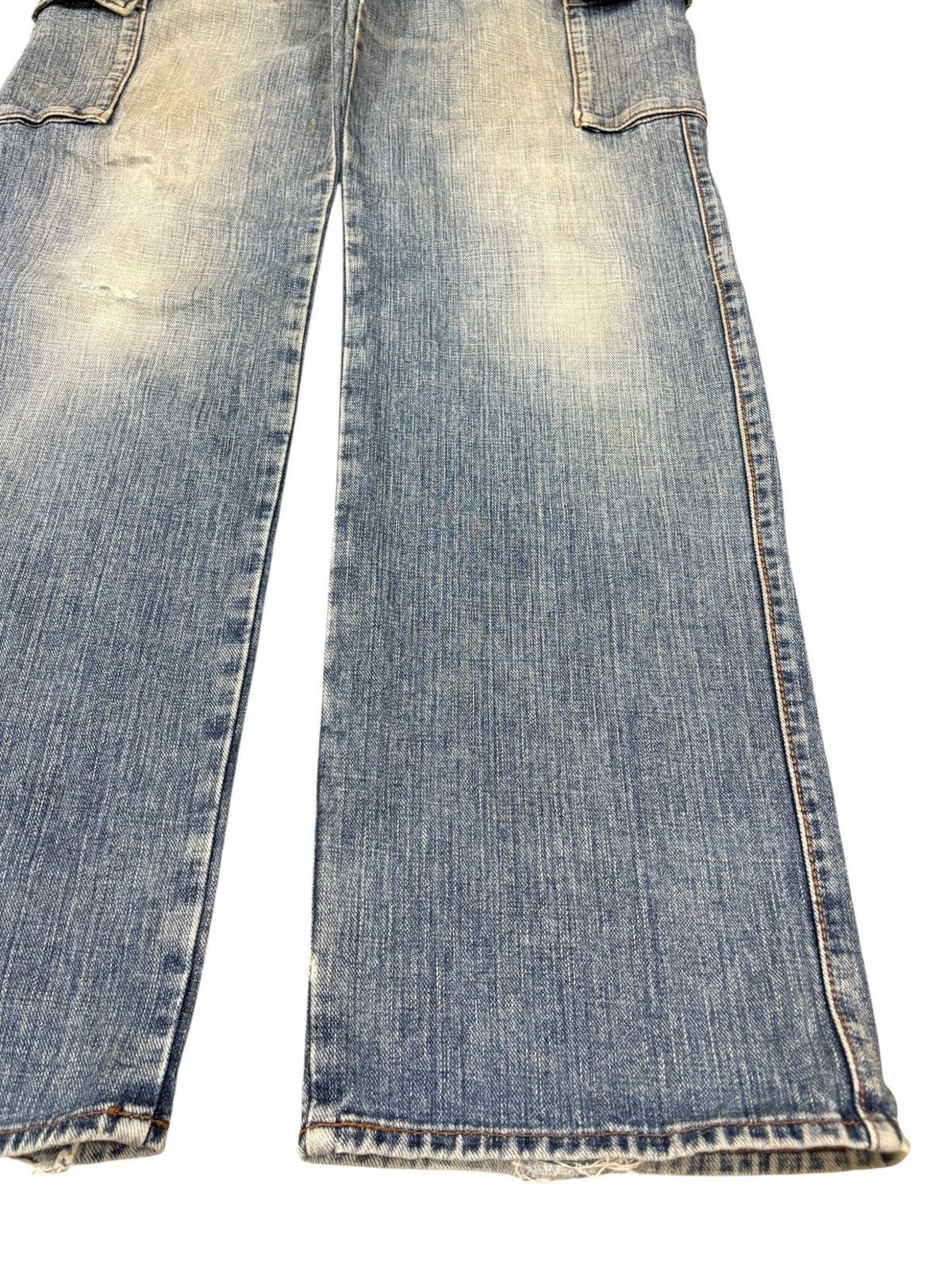 Japanese Brand Vintage Japanese Brand Cargo Distressed Baggy Jeans Size US 34 / EU 50 - 7 Thumbnail