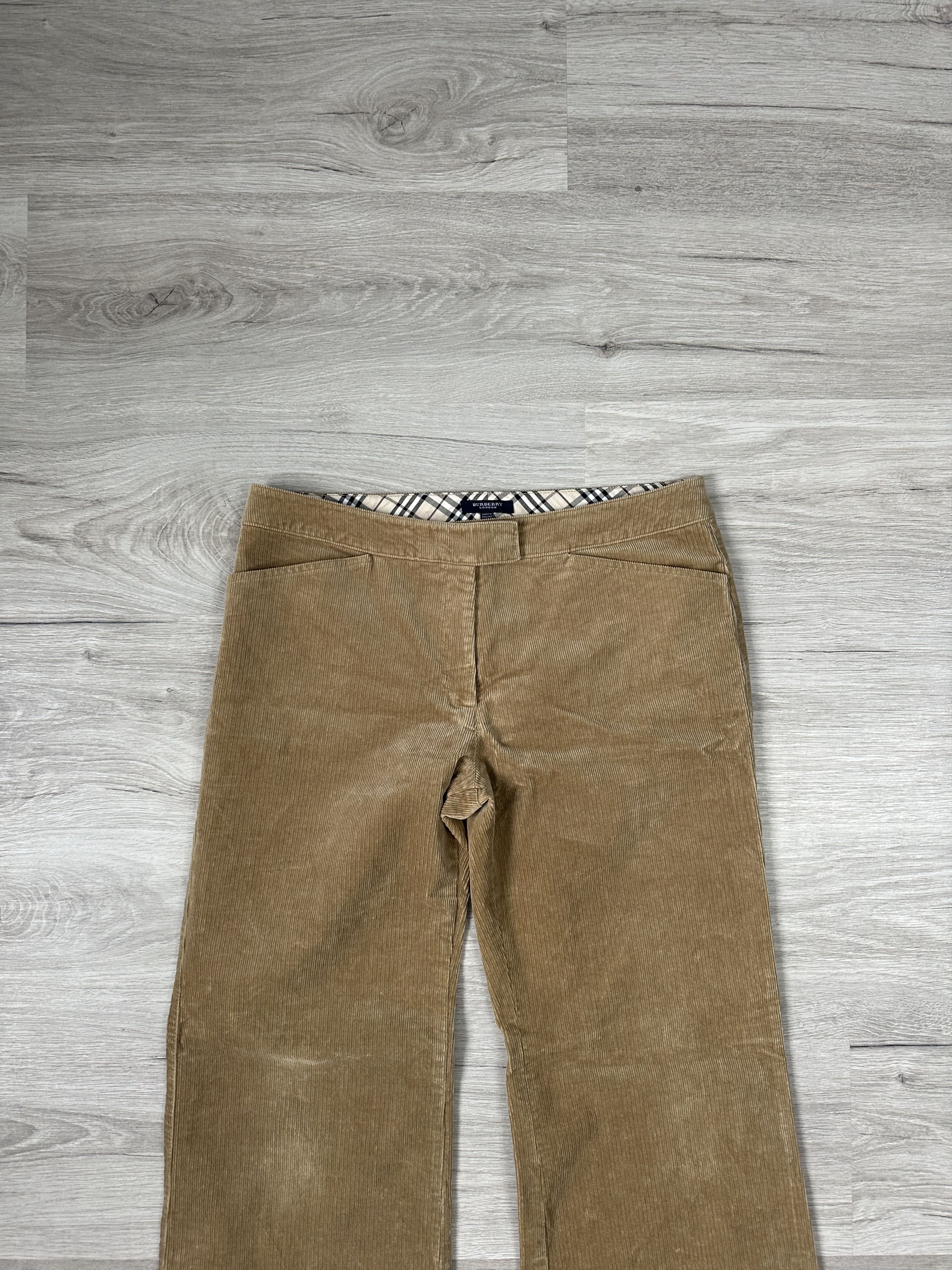 Burberry × Vintage VINTAGE VEVET PANTS BURBERRY Size 24" / US 00 / IT 34 - 3 Thumbnail
