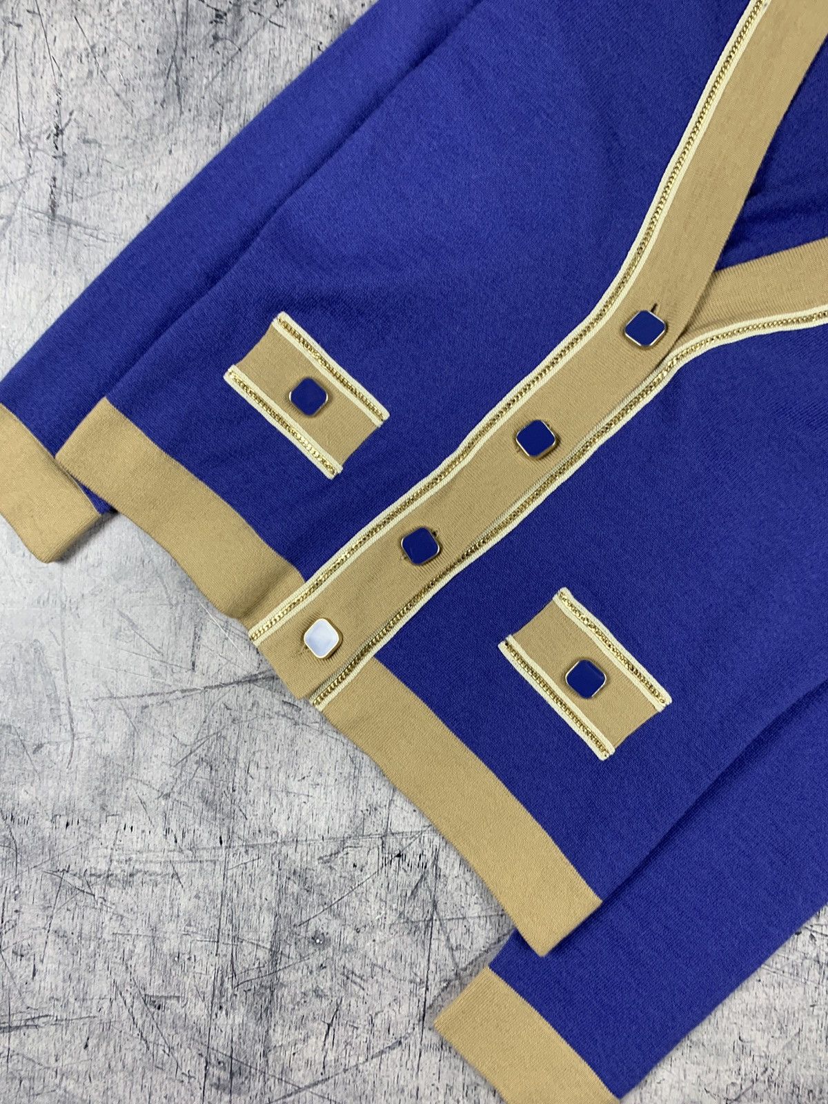 Other Designer Luisa Spagnoli Wool Cardigan Button Up Blue Size S Size S / US 4 / IT 40 - 3 Thumbnail