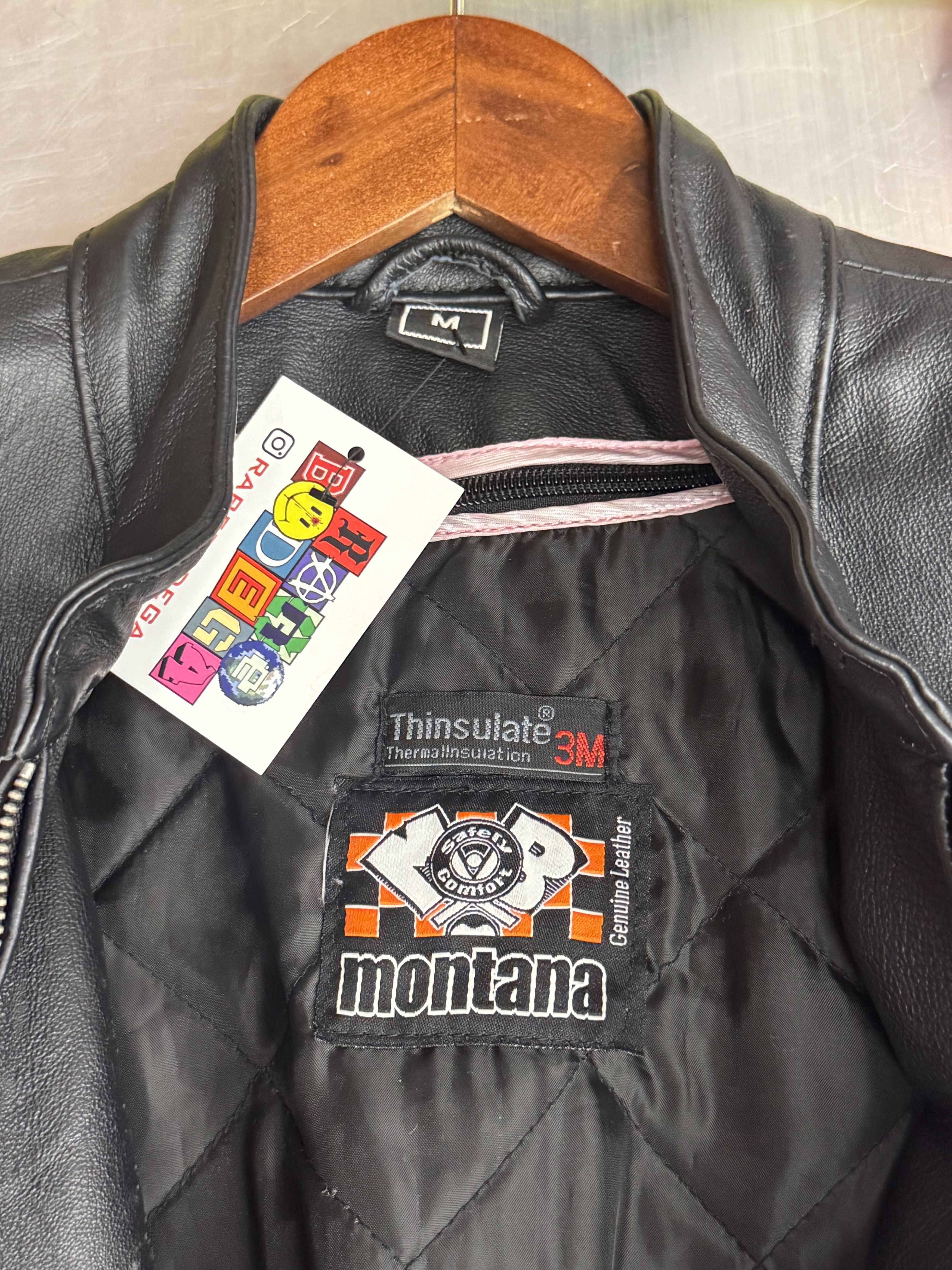 Other Vintage Montana Leather Jacket Size M / US 6-8 / IT 42-44 - 3 Thumbnail